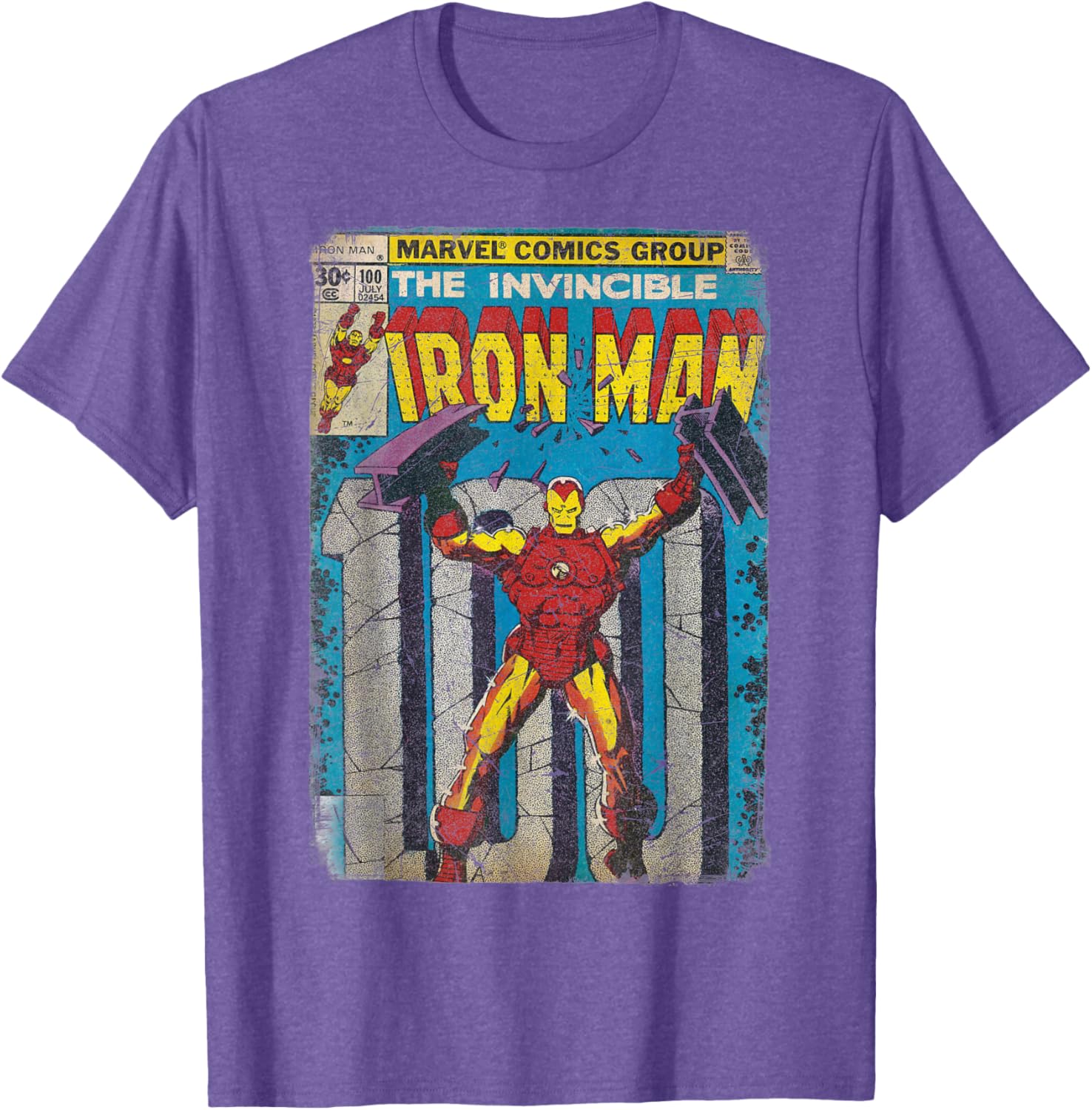 Iron Man Classic Retro Comic Vintage Cover Graphic T-Shirt for Fans - 10