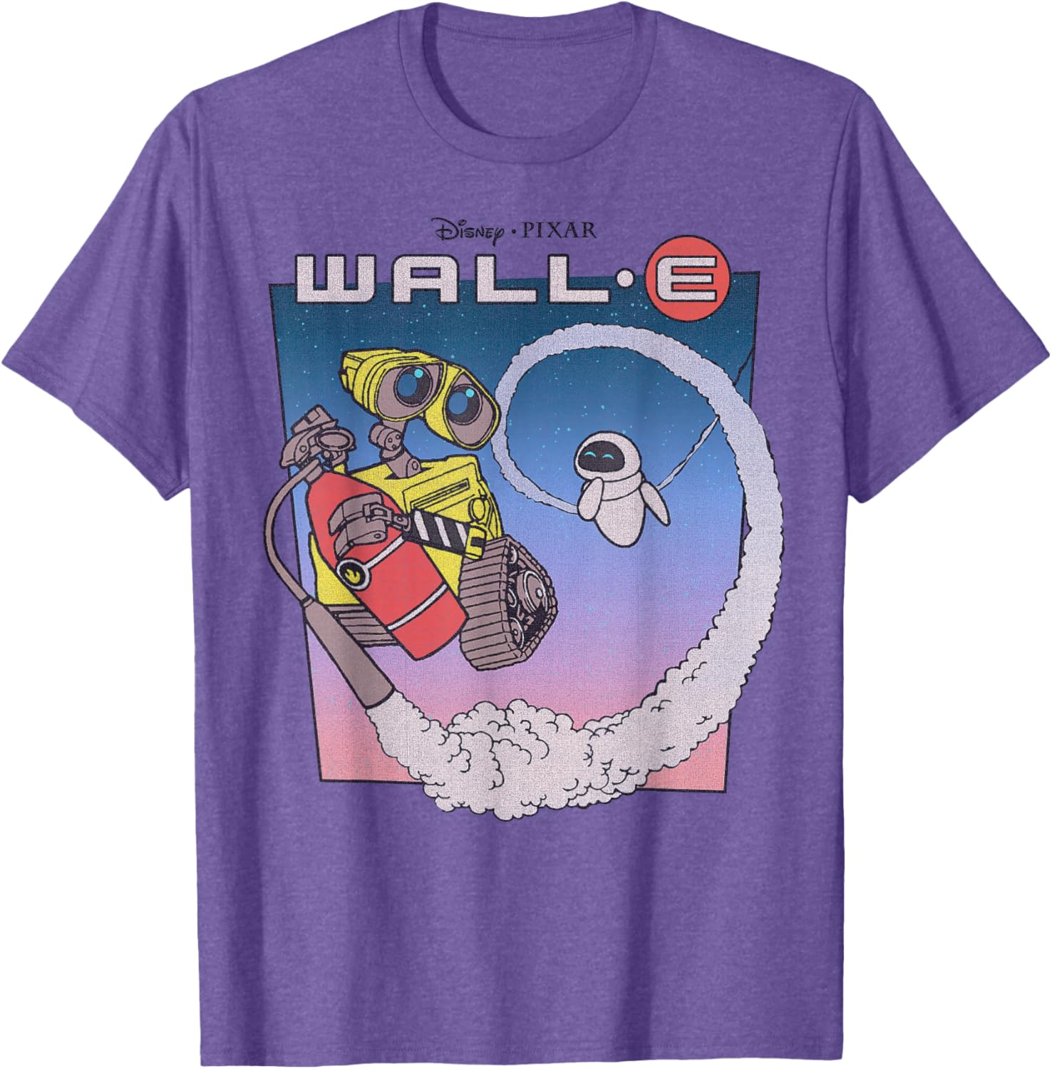 Disney Pixar Wall-E Eve Retro Distressed T-Shirt for Fans and Collectors - 5