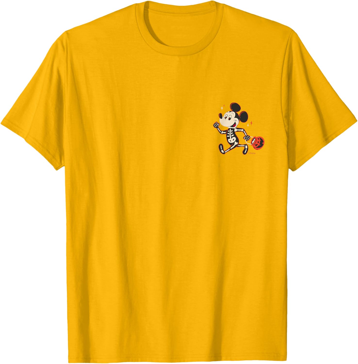 Disney Mickey Mouse Skeleton Halloween T-Shirt for Trick or Treat Fun - 9