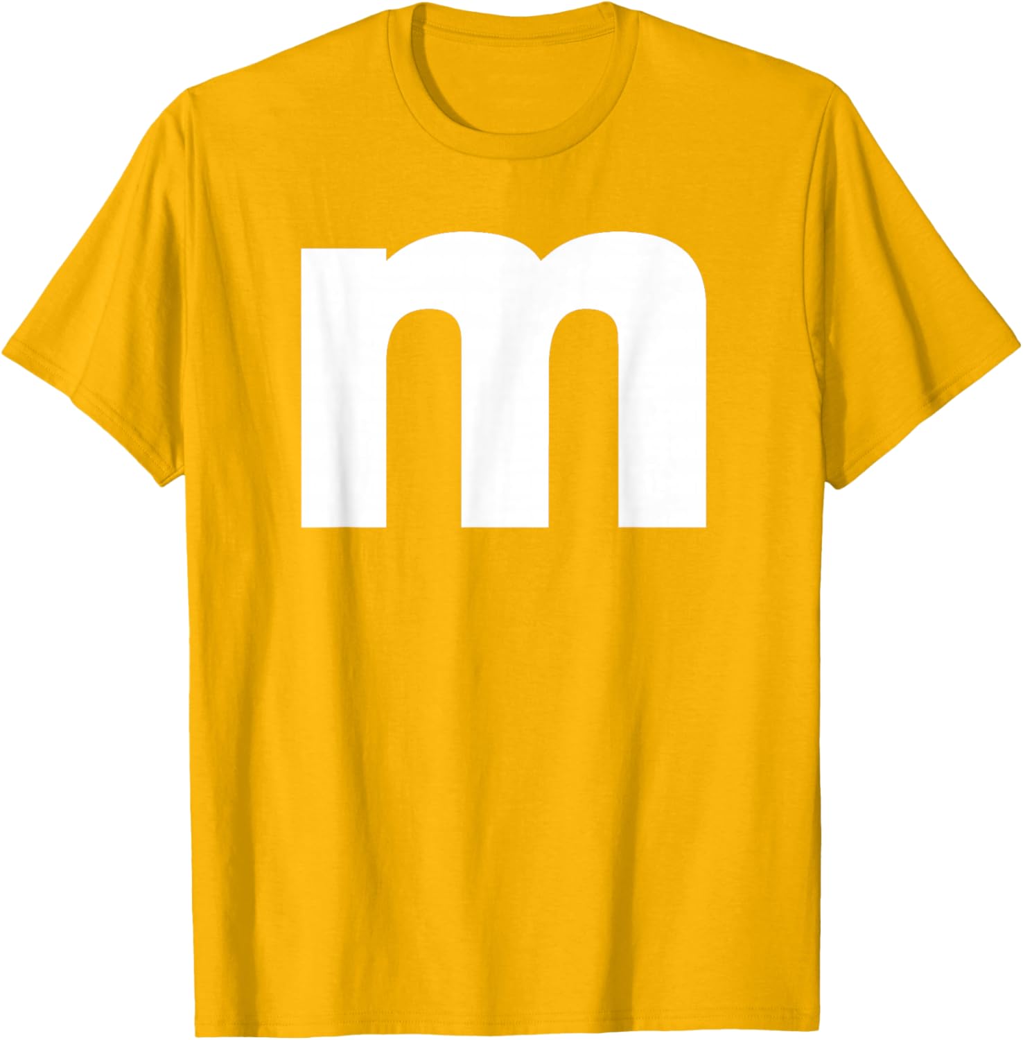 Capital Letter M Halloween T-Shirt for Fun Holiday Outfits - 12