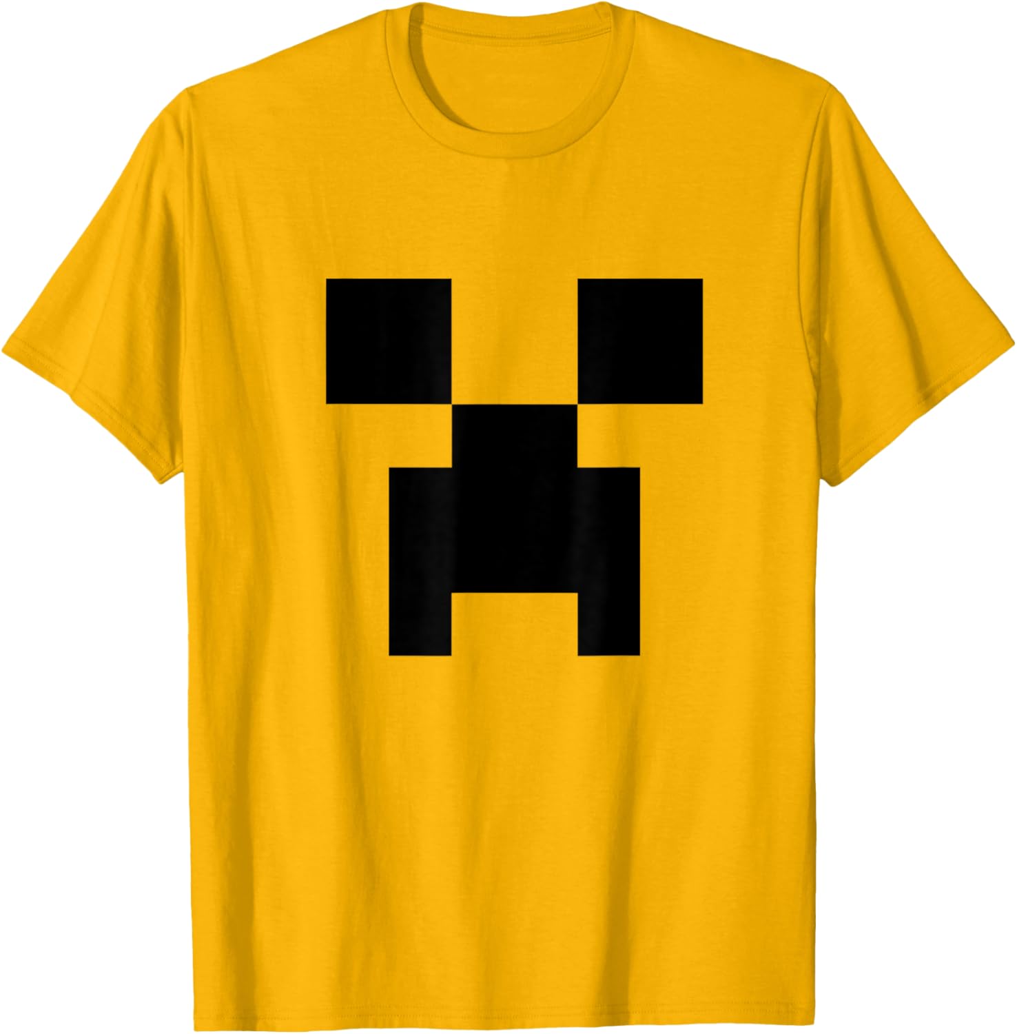 Minecraft Big Creeper Face Minimalist Pixel T-Shirt for Fans - 2