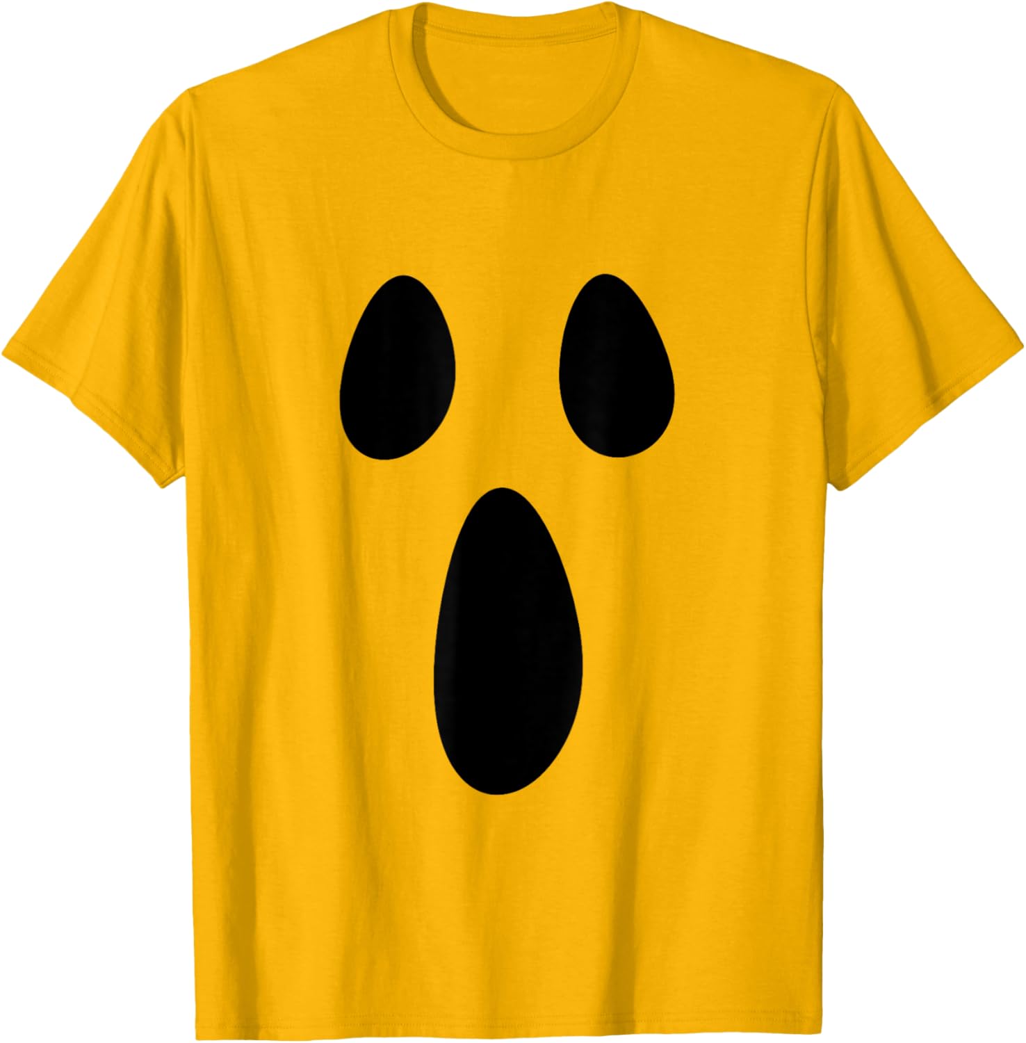 Ghost Silly Face Spooky Halloween Costume T-Shirt for Fun Celebrations - 1