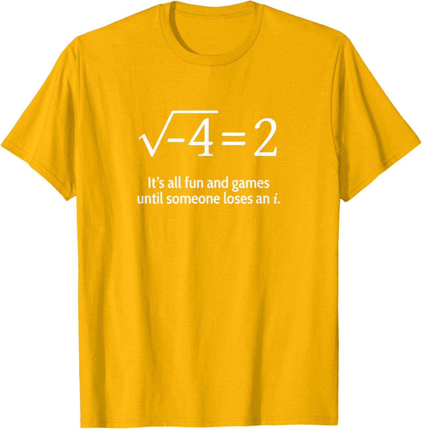 Funny Math T-Shirt Someone Loses An i Short Sleeve for Math Lovers - 23