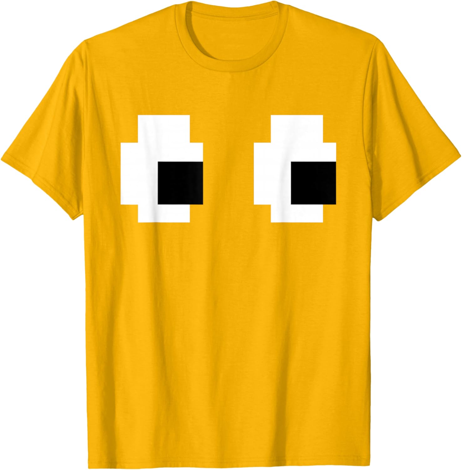 Retro Arcade Ghost Eyes Halloween T-Shirt for Fun Group Costumes - 3