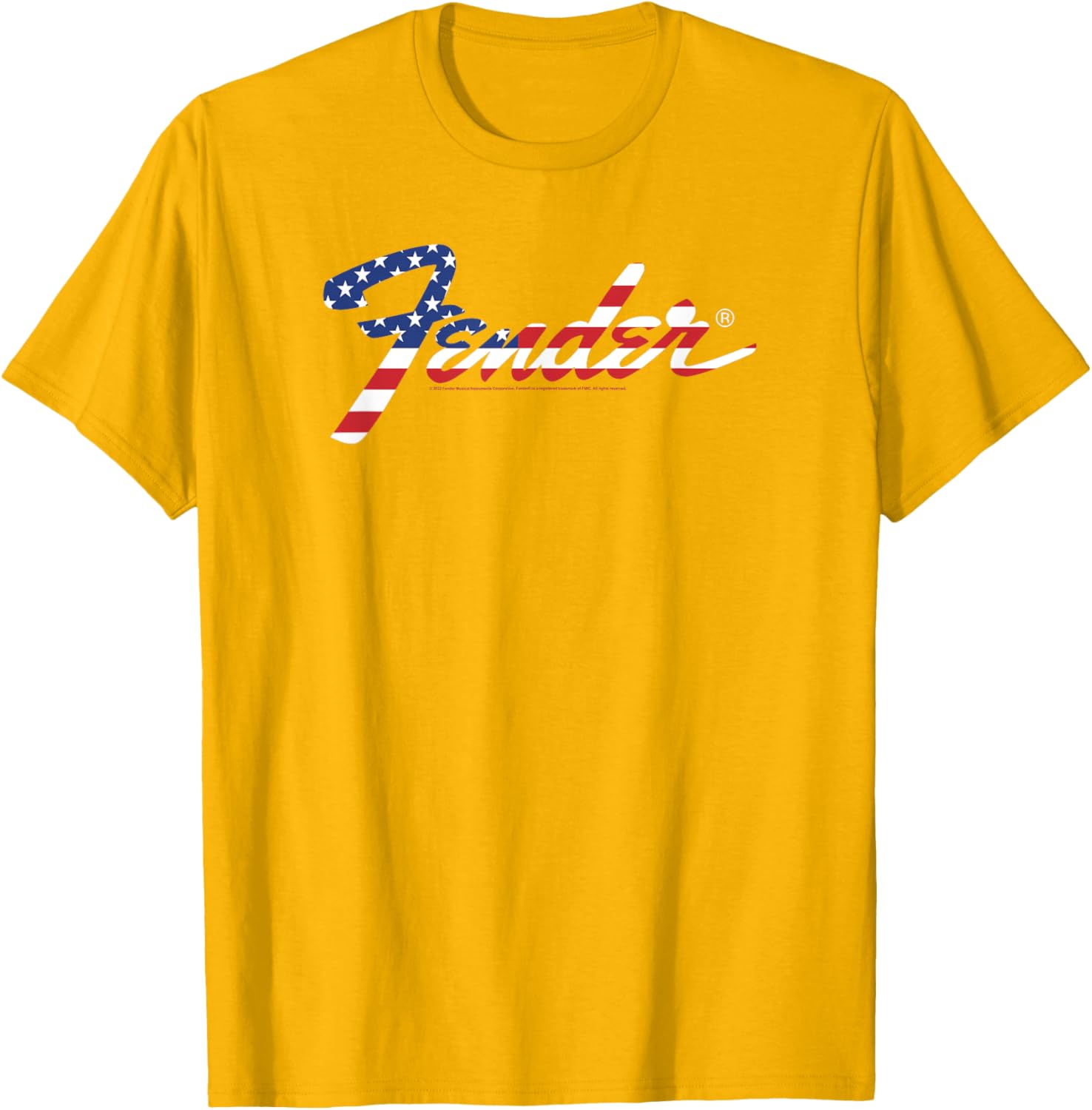 Fender American Flag Logo T-Shirt for Music Lovers and Style Seekers - 1