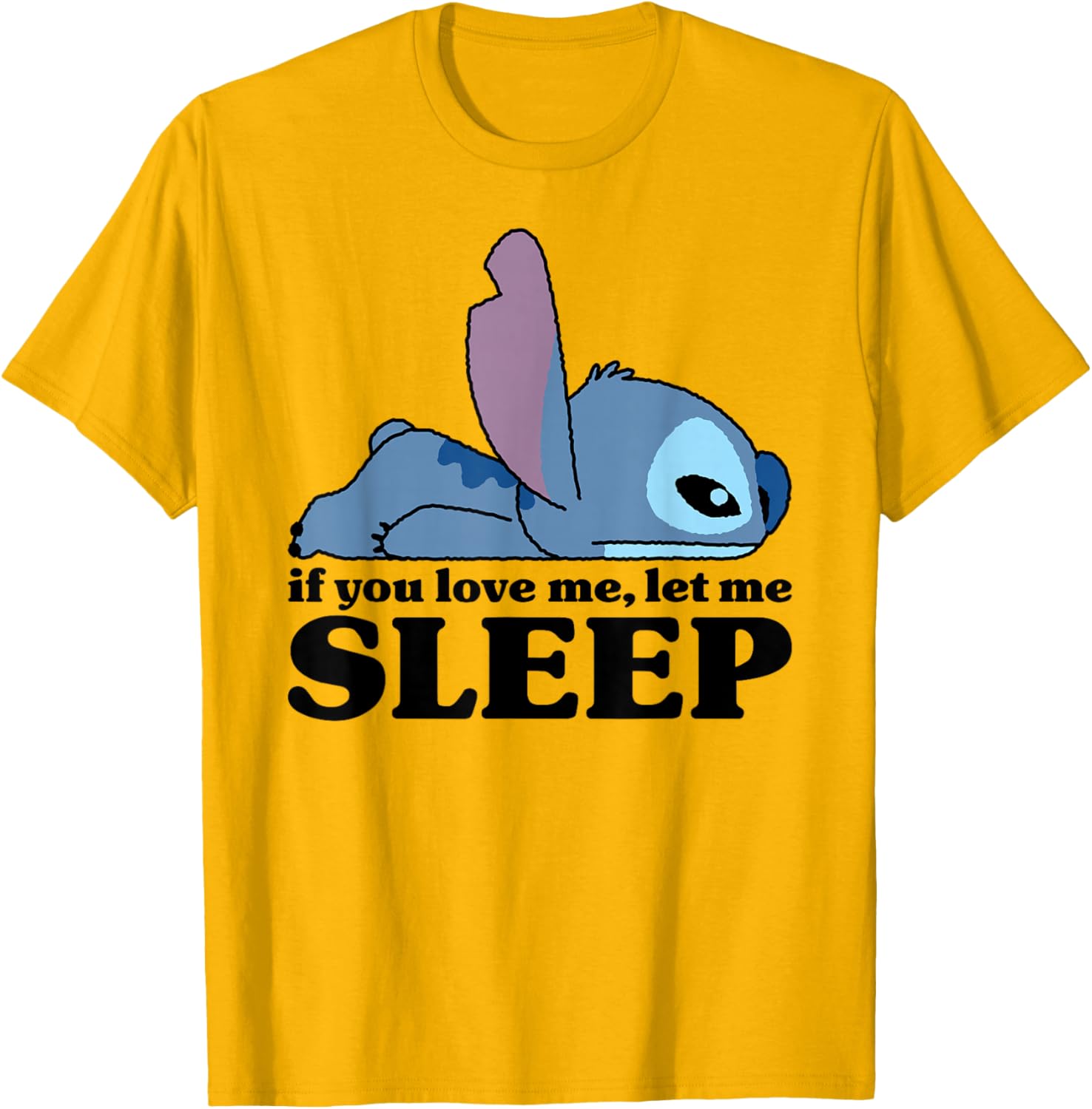 Lilo & Stitch Sleepy Stitch T-Shirt - Cute and Comfy Disney Apparel - 9