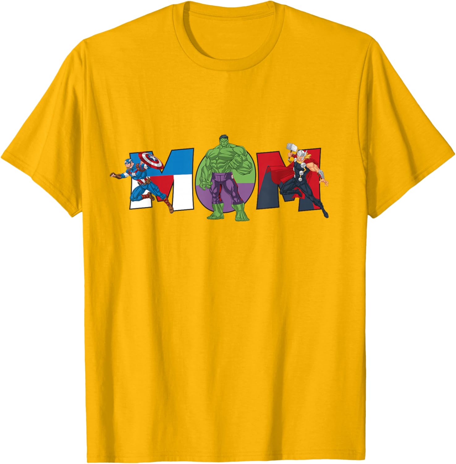 Marvel Avengers Team Mom T-Shirt for Mother's Day Family Trips and Birthdays - 11