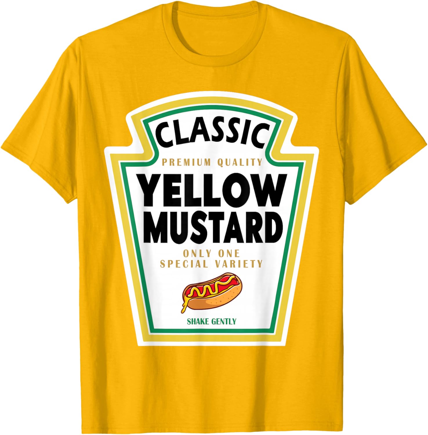 Yellow Mustard DIY Halloween Costume Matching T-Shirt for Groups - 1