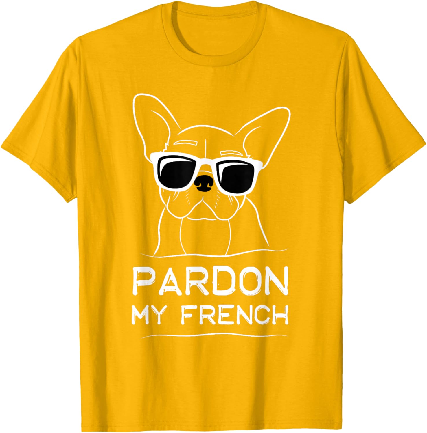 Pardon My French Bulldog T-Shirt Cute Frenchie Dog Lover Apparel - 8