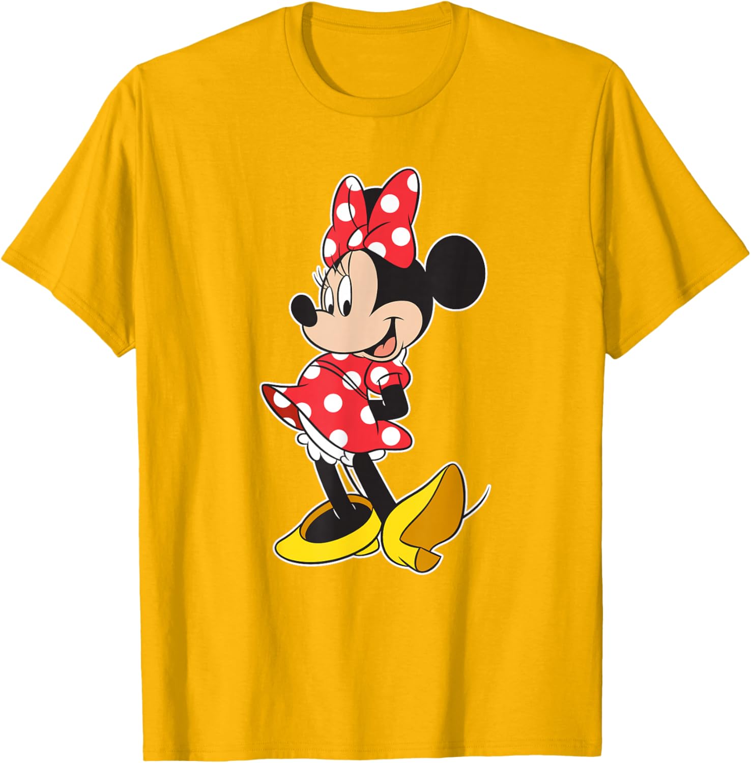 Cute Disney Minnie Mouse Classic Pose T-Shirt for Kids and Adults - 29