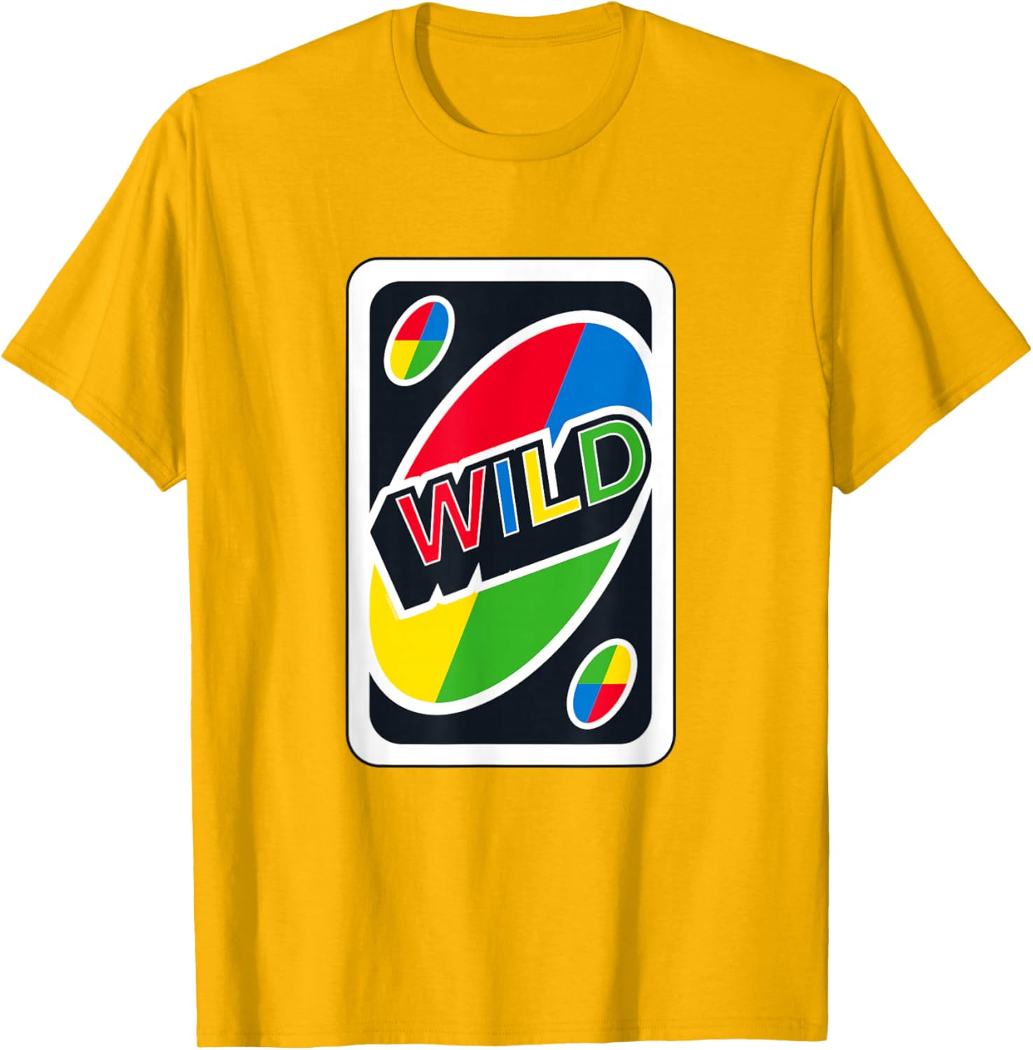 UNO Wild Card T-Shirt Fun Graphic Tee for Gamers and Casual Wear - 4