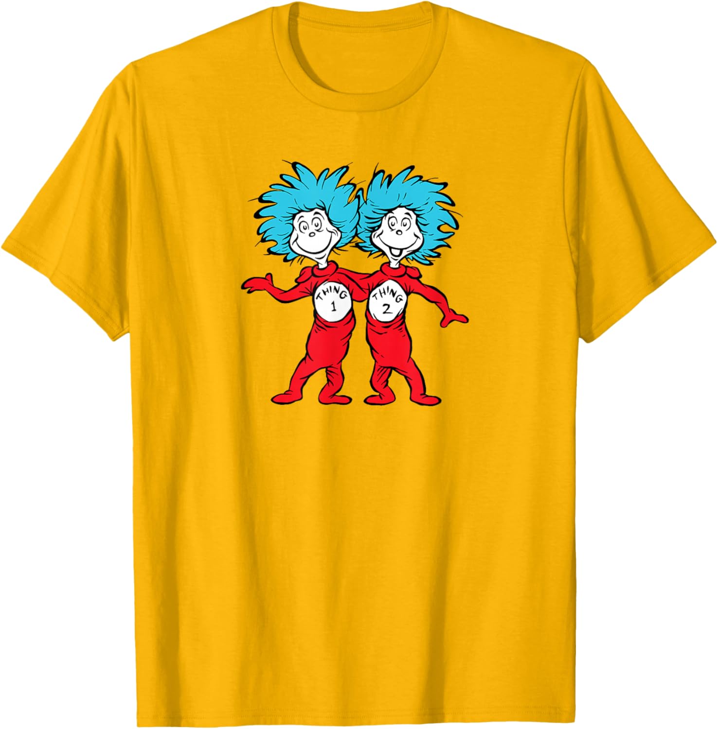 Dr. Seuss Thing 1 Thing 2 Buddies T-Shirt for Fun Lovers and Kids - 7