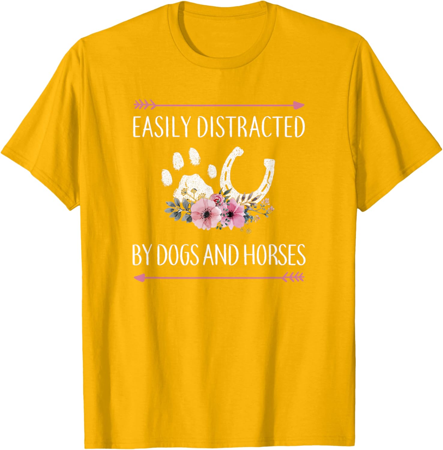 Horse Lover T-Shirt for Women, Teens, and Girls - Cute Horse Design - 10