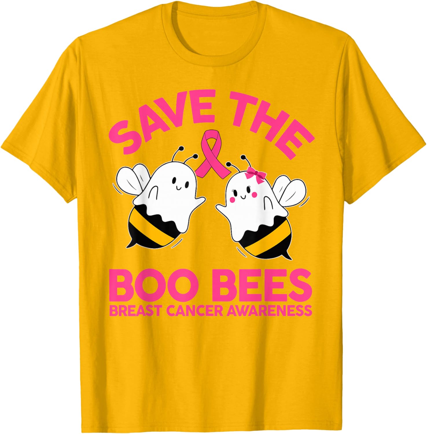 Save The Boobees Breast Cancer Halloween T-Shirt for Women - 22