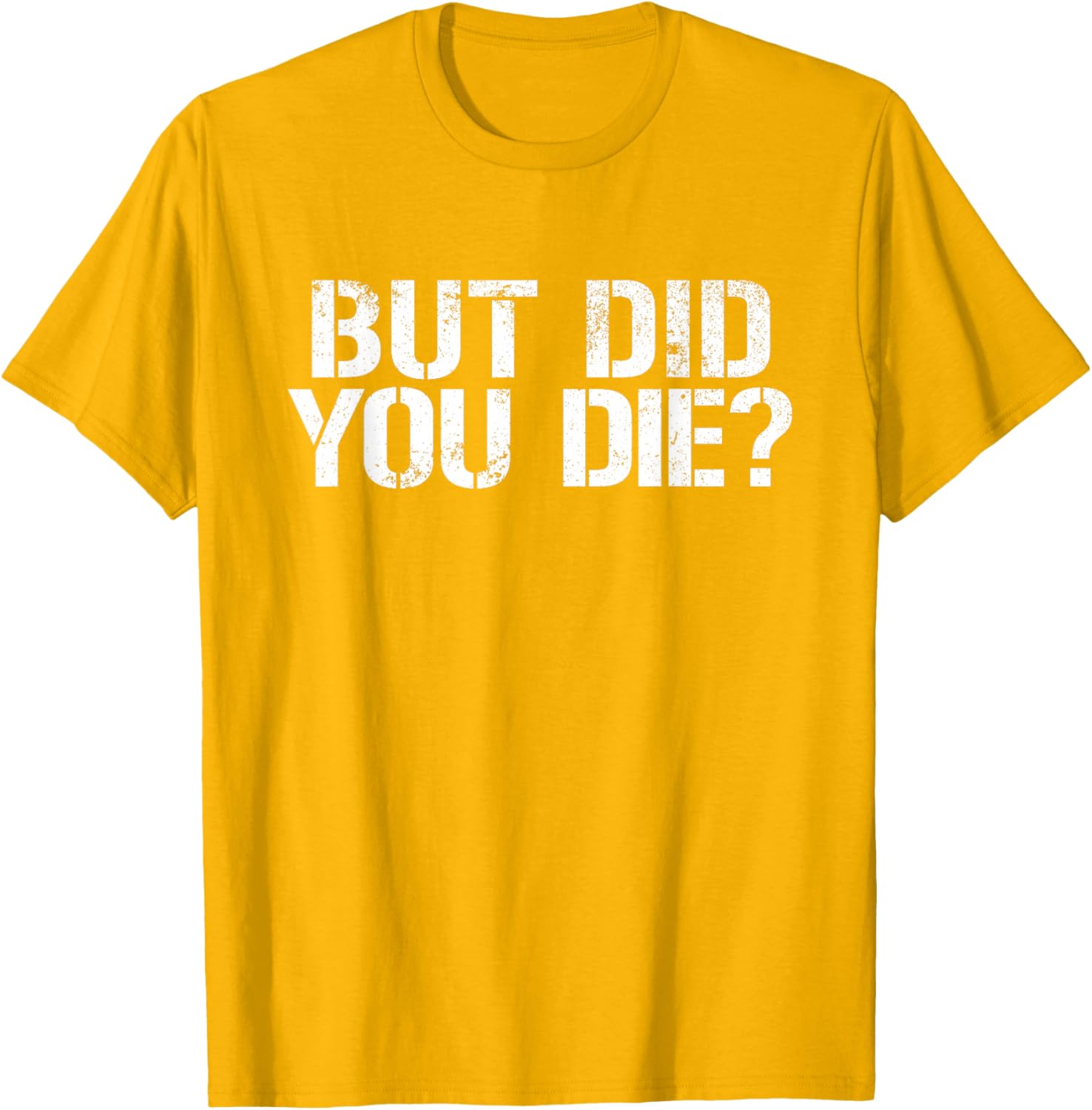 But Did You Die Workout T-Shirt for Fitness Enthusiasts and Military Fans - 24