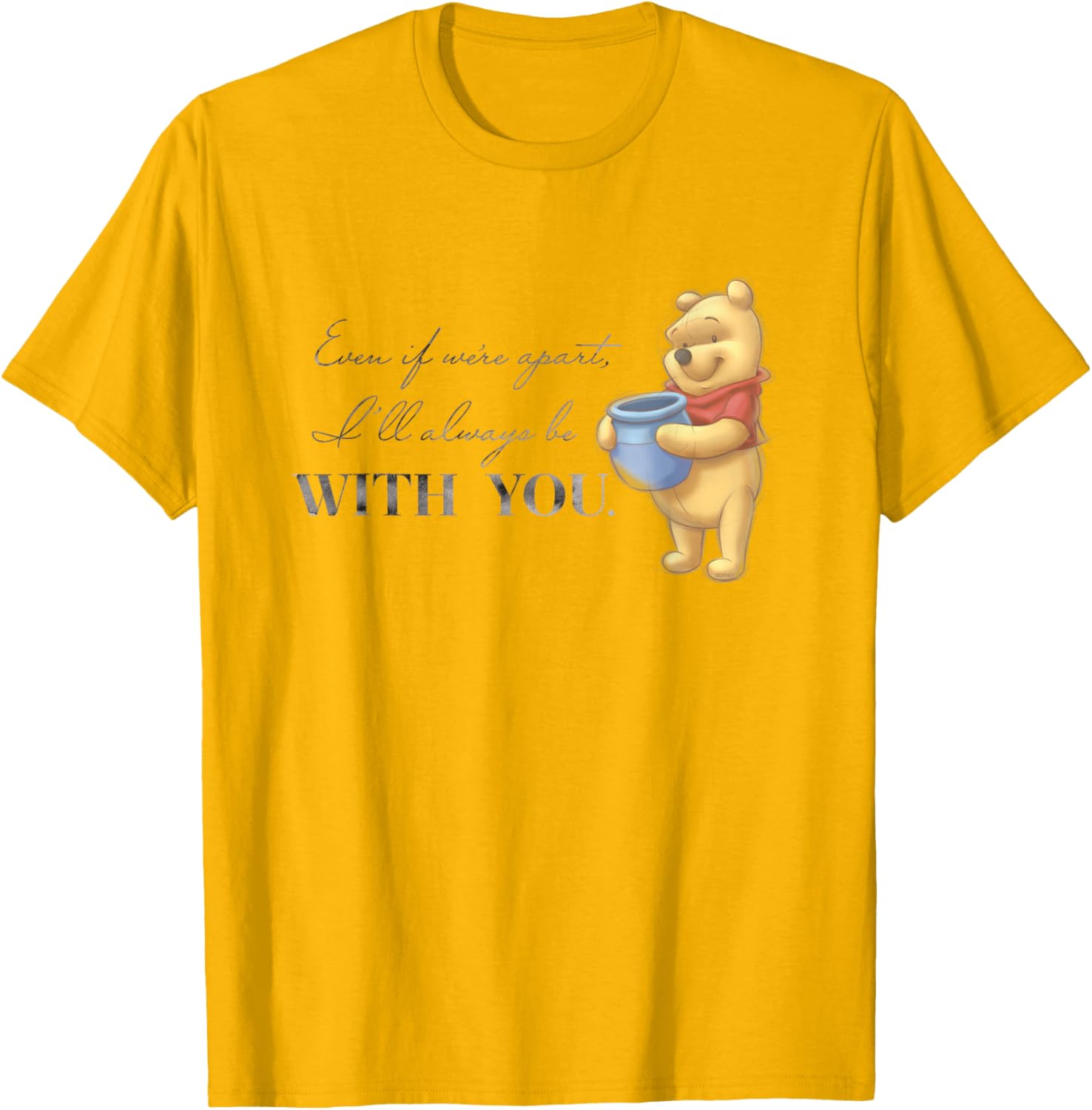 Disney 100 Anniversary Winnie the Pooh Quote T-Shirt for Fans - 5