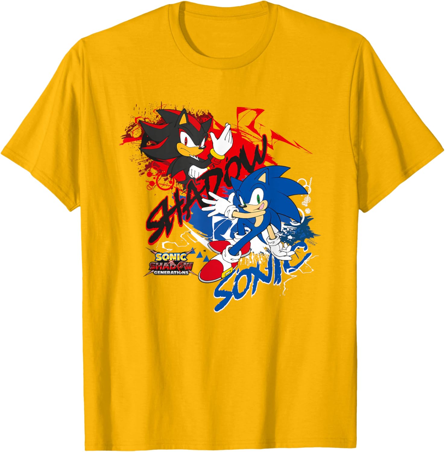 Sonic X Shadow Generations T-Shirt for Fans of Sonic the Hedgehog - 14