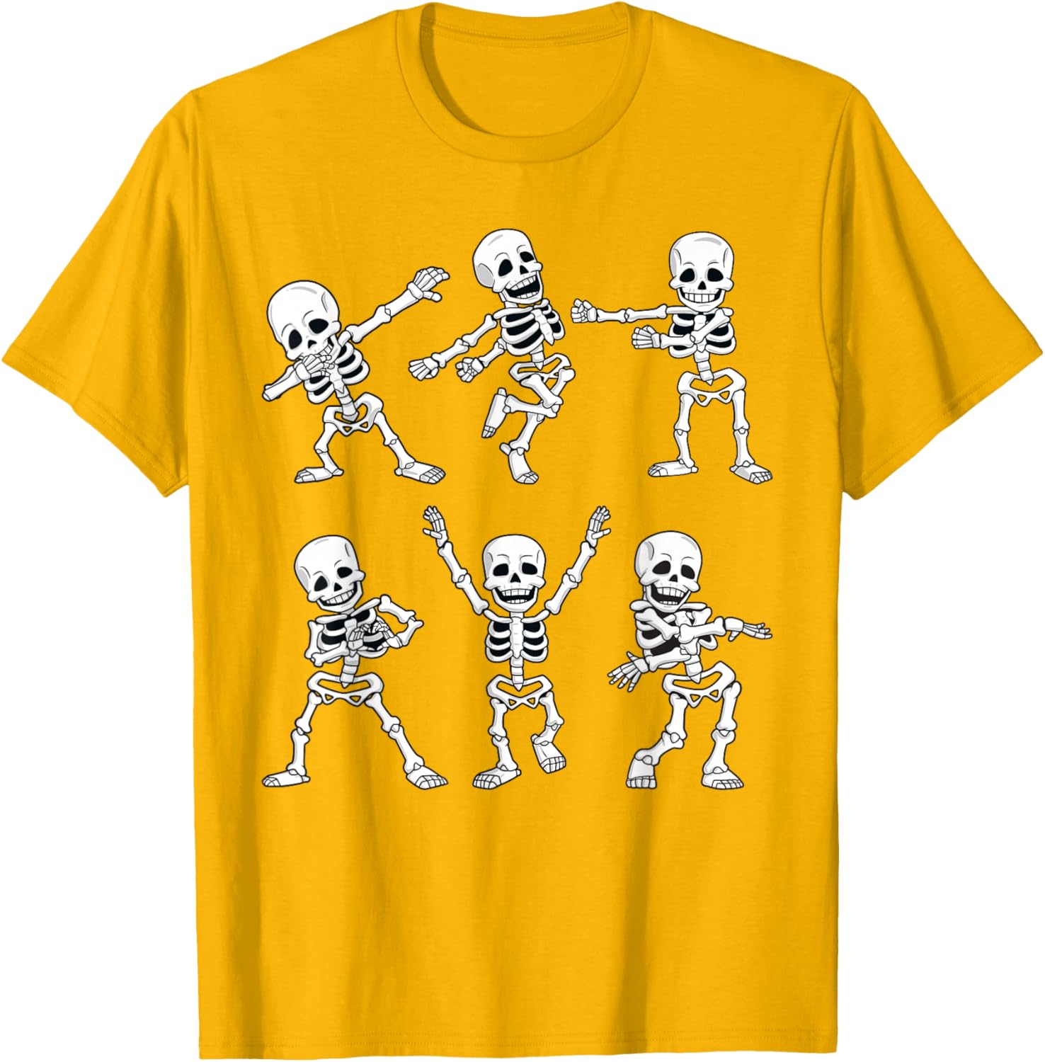 Dancing Skeletons Halloween T-Shirt for Boys and Girls Fun Dance Challenge - 13