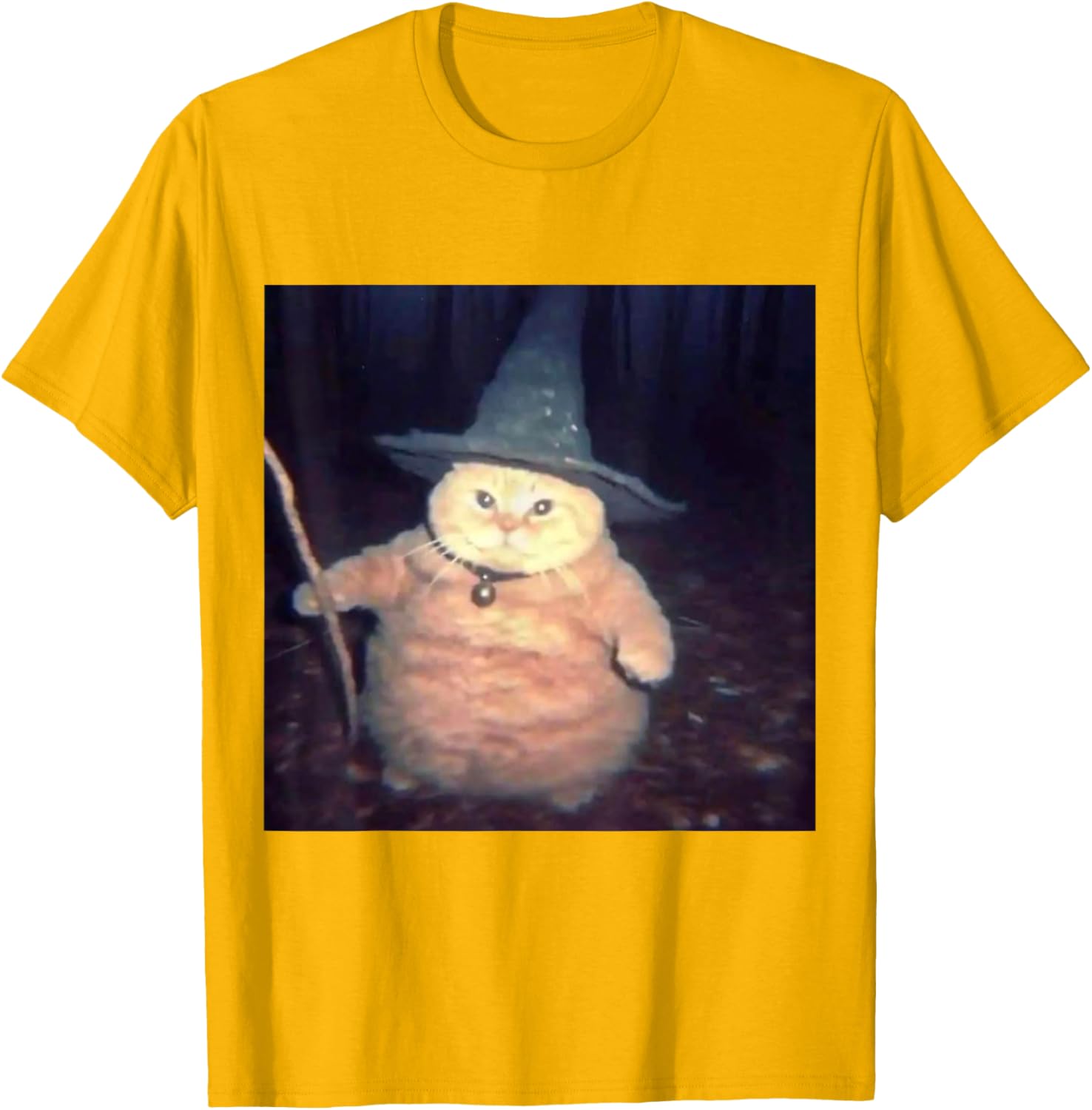 Funny Wizard Cat Halloween T-Shirt for Cat Lovers and Meme Fans - 17
