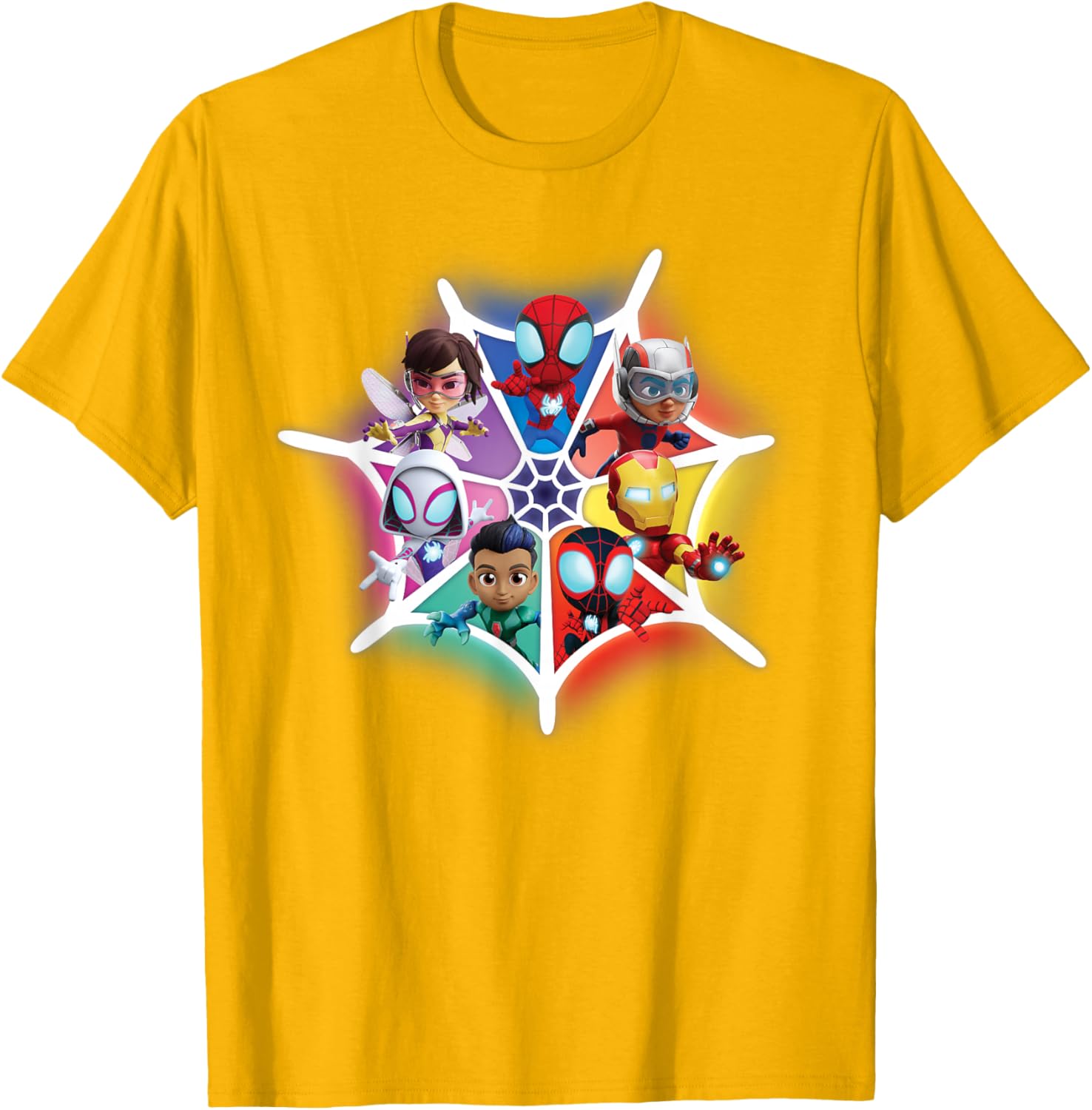 Marvel Spidey and Friends Avengers Team-Up T-Shirt for Kids and Adults - 15