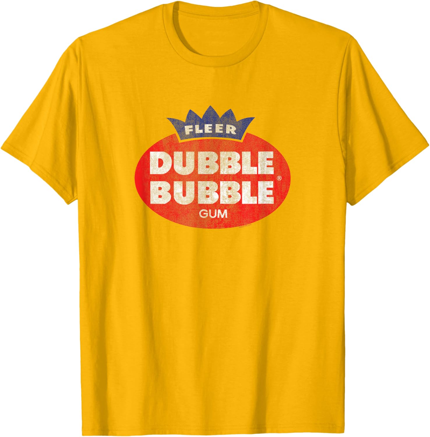 Dubble Bubble Classic Oval Logo Bubblegum Candy T-Shirt for Fun Style - 3