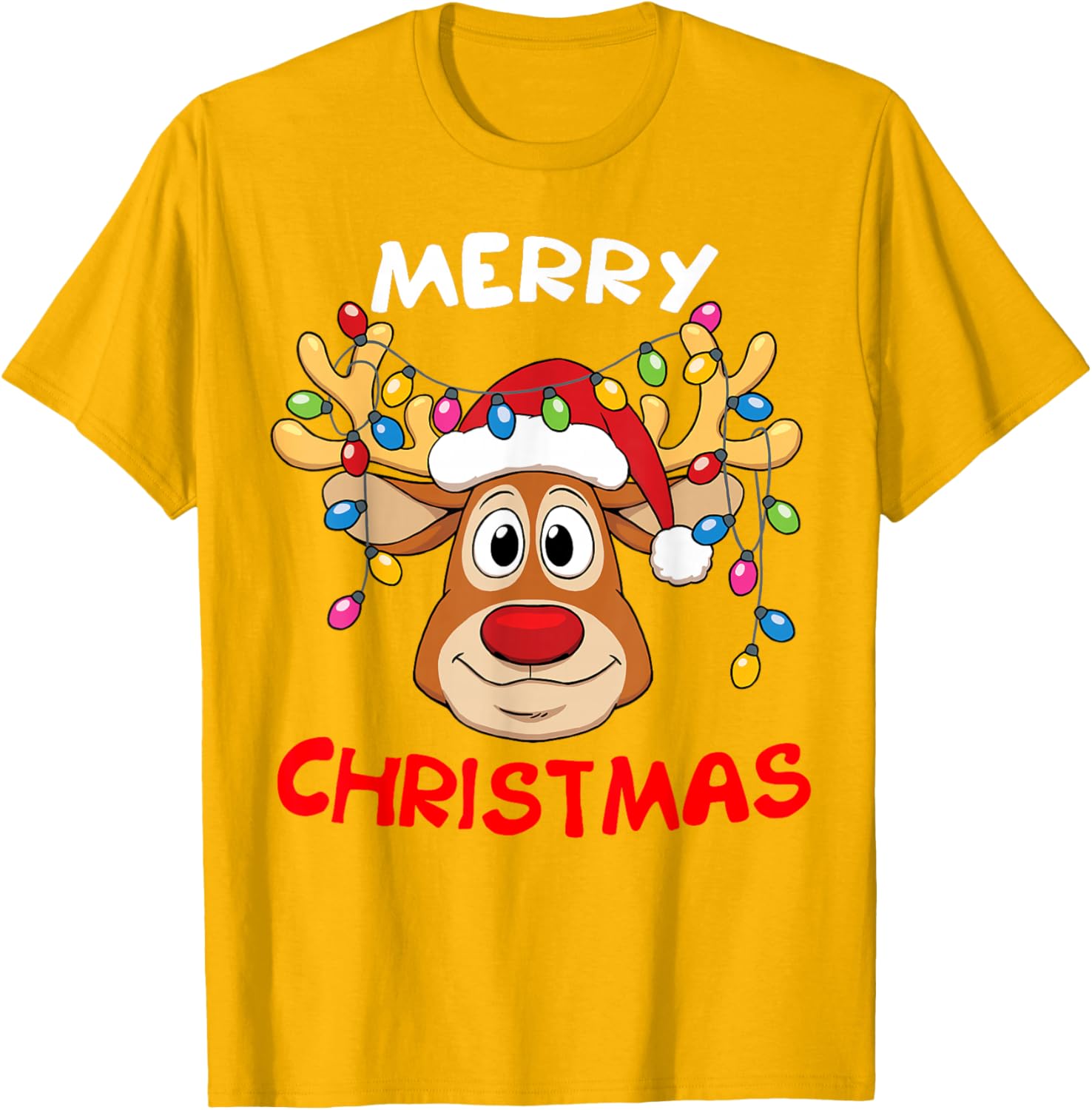 Merry Christmas Reindeer Family T-Shirt for Men and Women Fun Holiday Style - 20