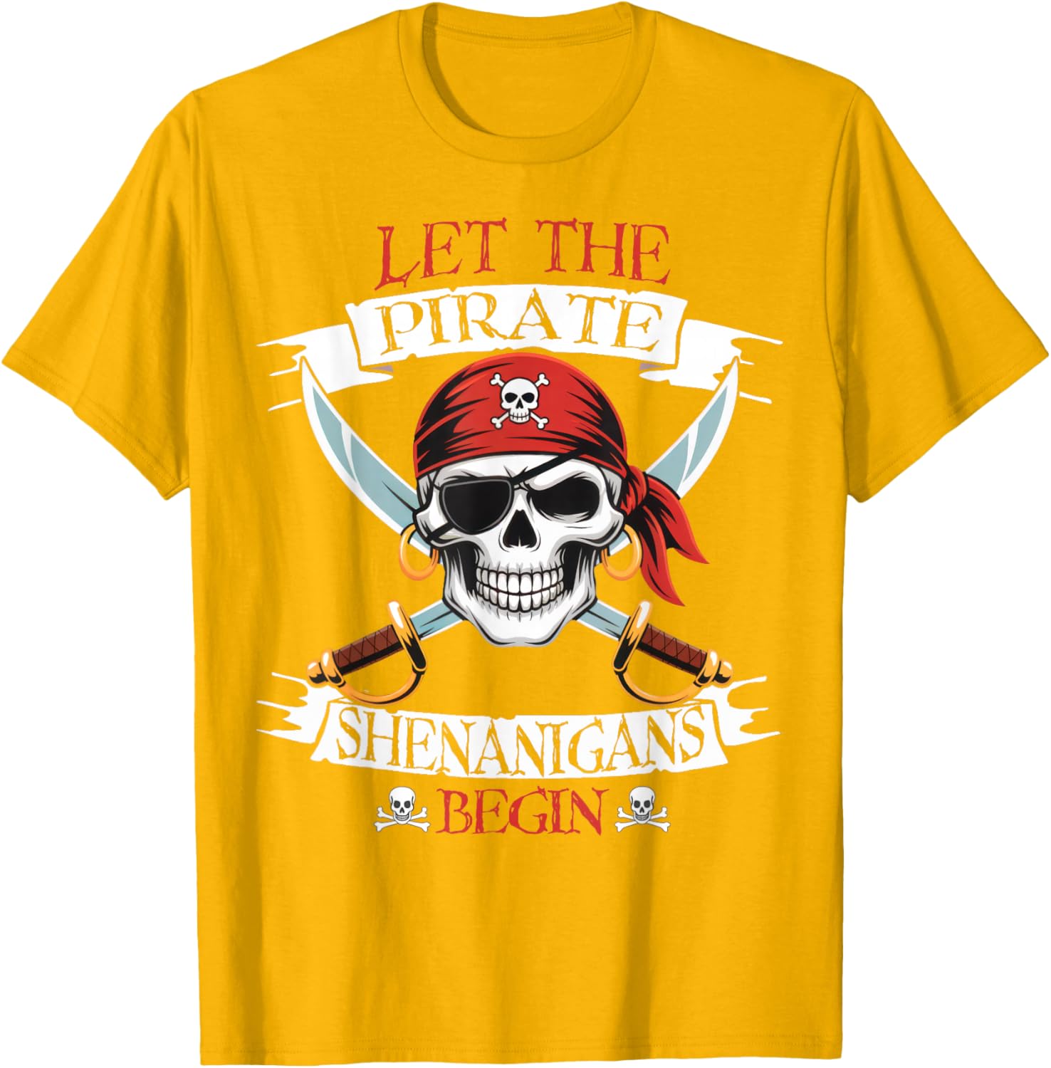 Pirate Shenanigans Skull T-Shirt for Boys - Perfect Halloween Costume! - 20