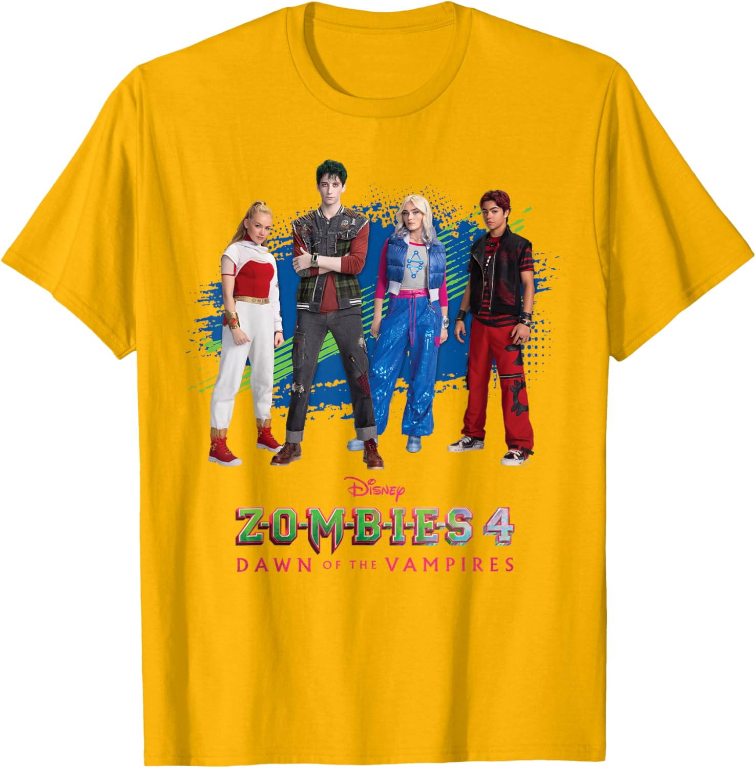 Disney Zombies 4 T-Shirt Featuring Nova, Victor, Zed, and Addison Logo - 9