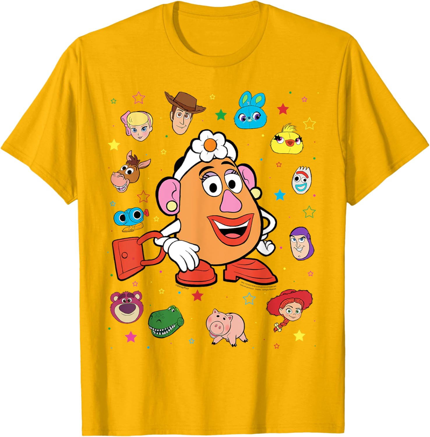 Fun Toy Story Mrs. Potato Head Costume T-Shirt for Kids and Adults - 18