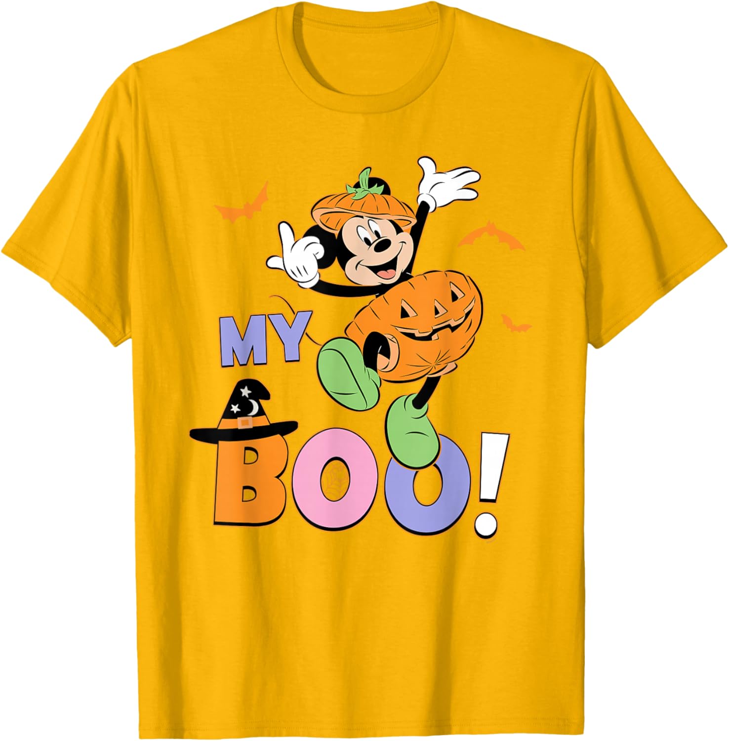 Disney Mickey Mouse My Boo Couples Halloween T-Shirt for Fun Halloween Style - 6