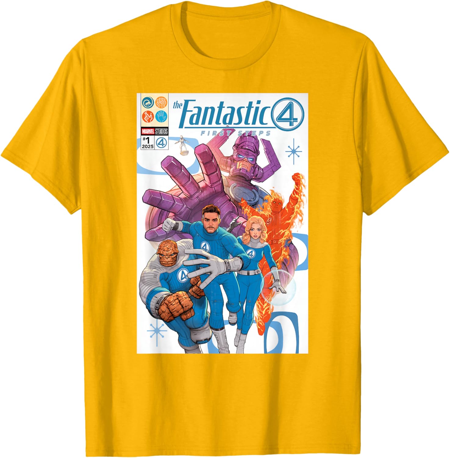 Marvel Fantastic Four Comic Book Cover Art T-Shirt for Fans and Collectors - 11