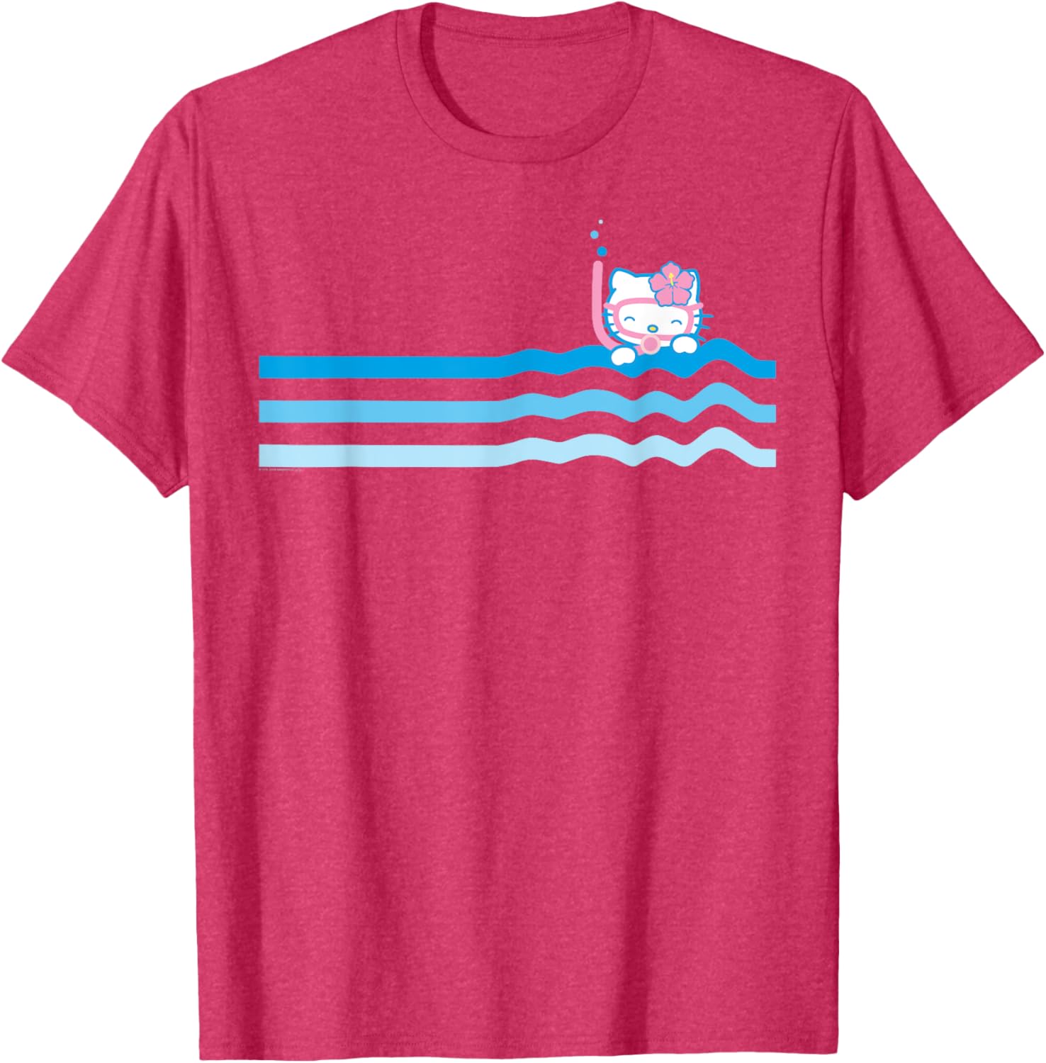 Hello Kitty Beach Scuba Snorkel T-Shirt for Men Women Kids Fun Swim Wear - 8