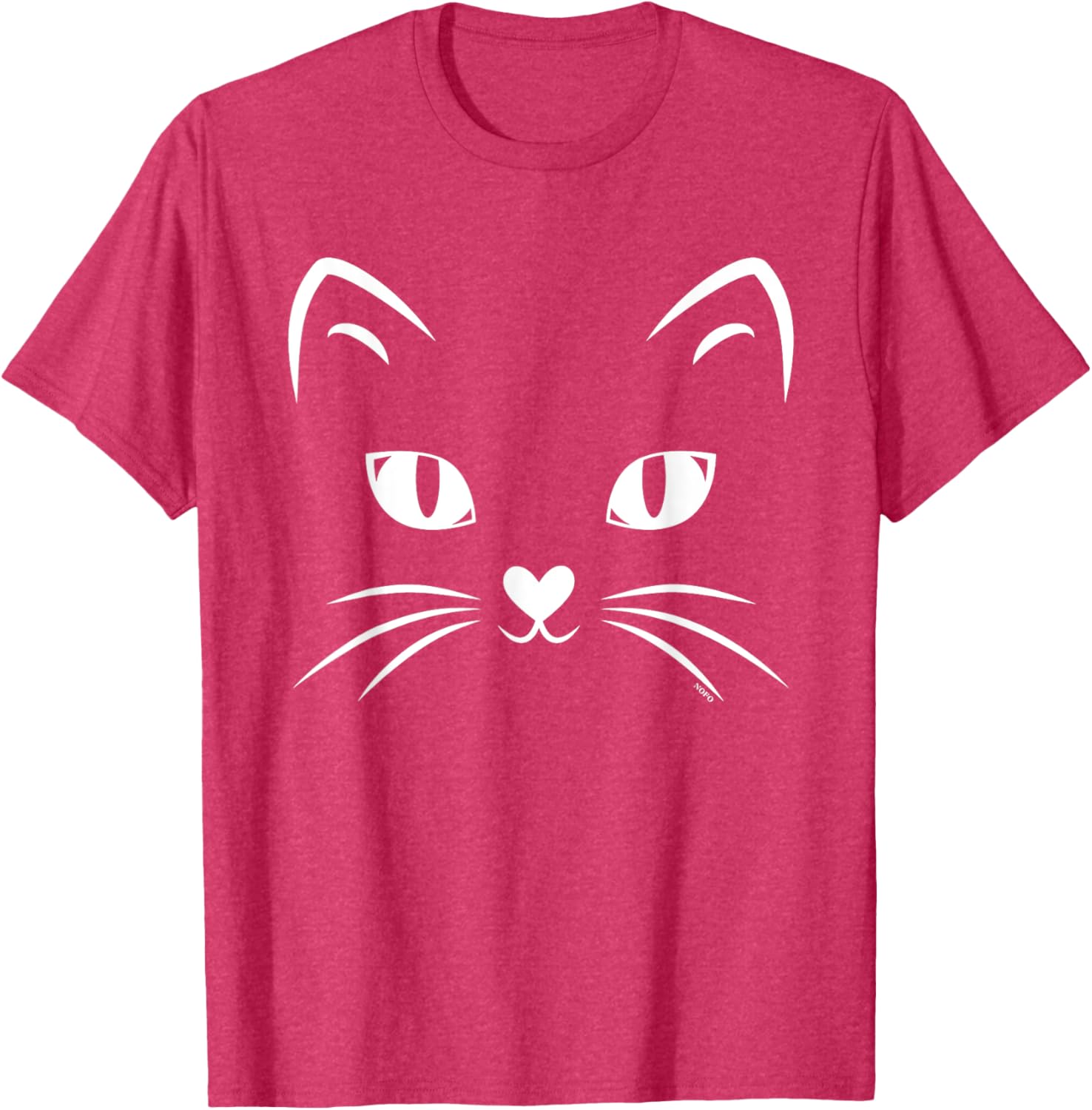 Black Cat Face Halloween Costume T-Shirt for Cat Lovers and Parties - 14