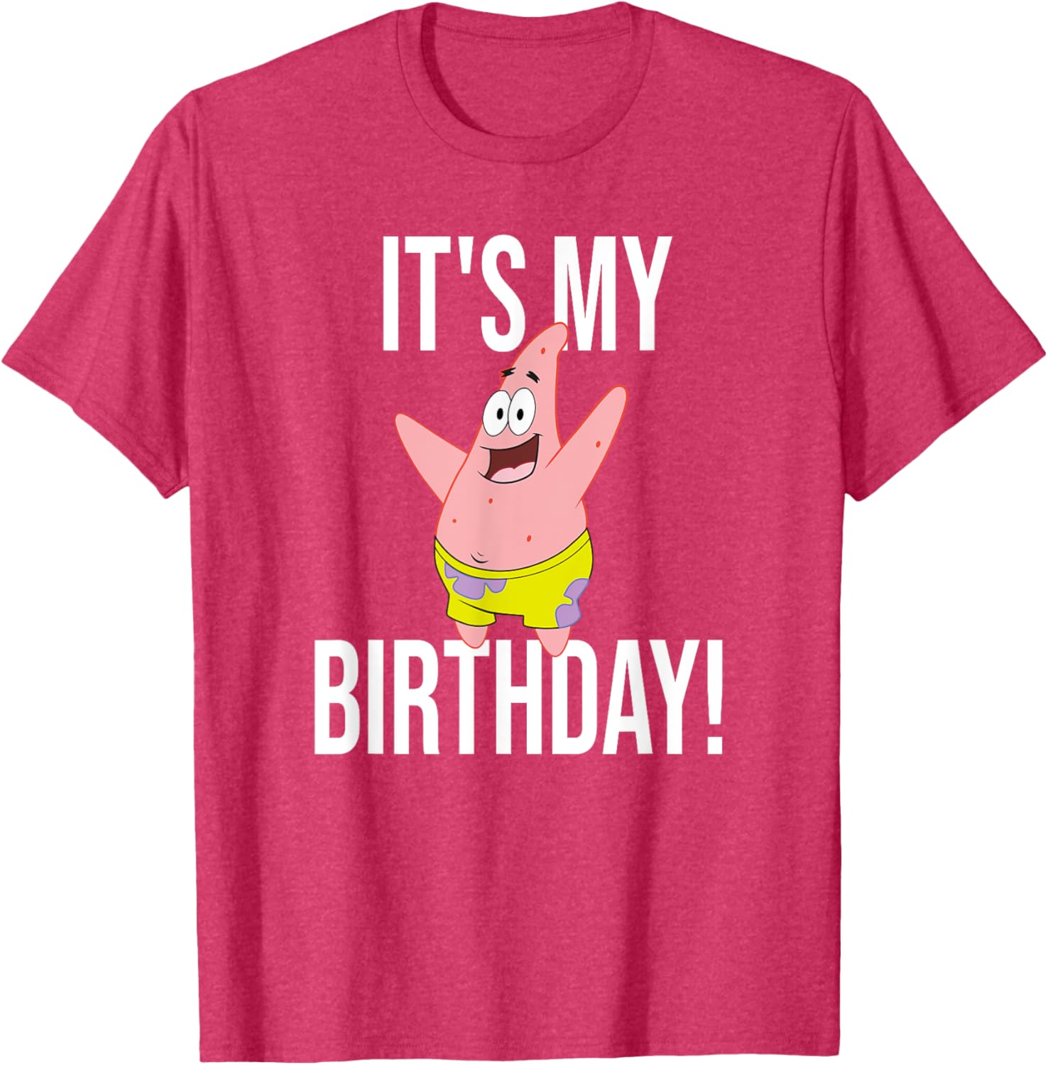 Mademark Birthday T-Shirt Featuring Patrick Star from SpongeBob SquarePants - 12