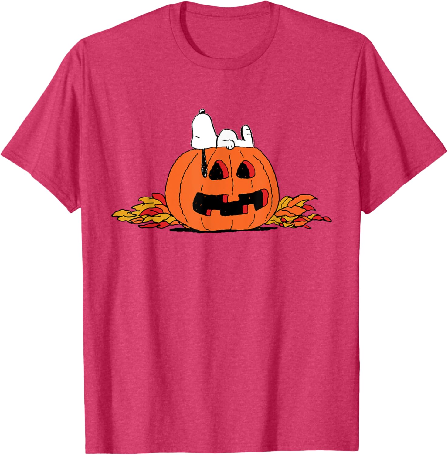 Peanuts Snoopy Lantern Halloween T-Shirt Fun and Festive Apparel - 5