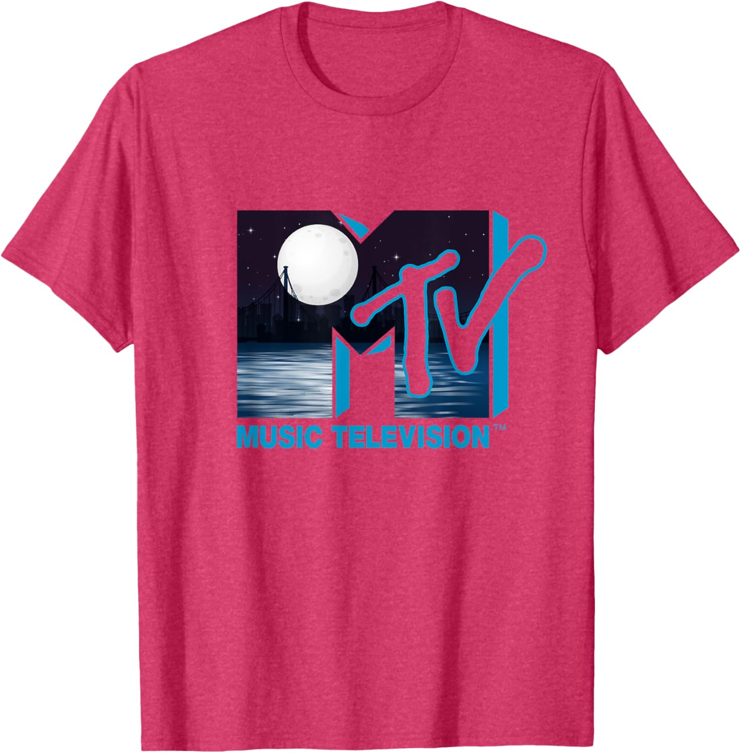 Mademark x MTV Full Moon City Logo T-Shirt - Stylish Graphic Tee - 7