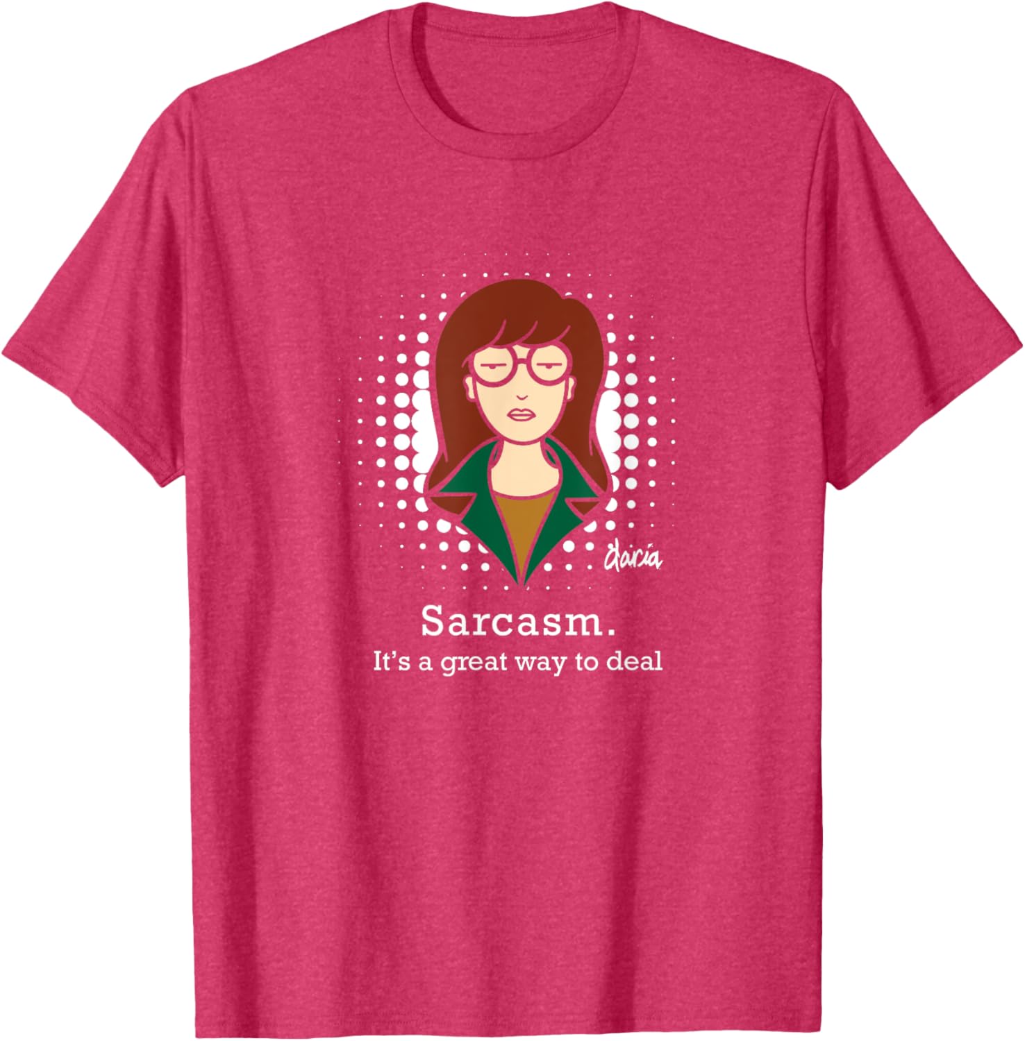 Mademark x Daria Sarcasm T-Shirt Perfect for Humor Lovers and Casual Wear - 17