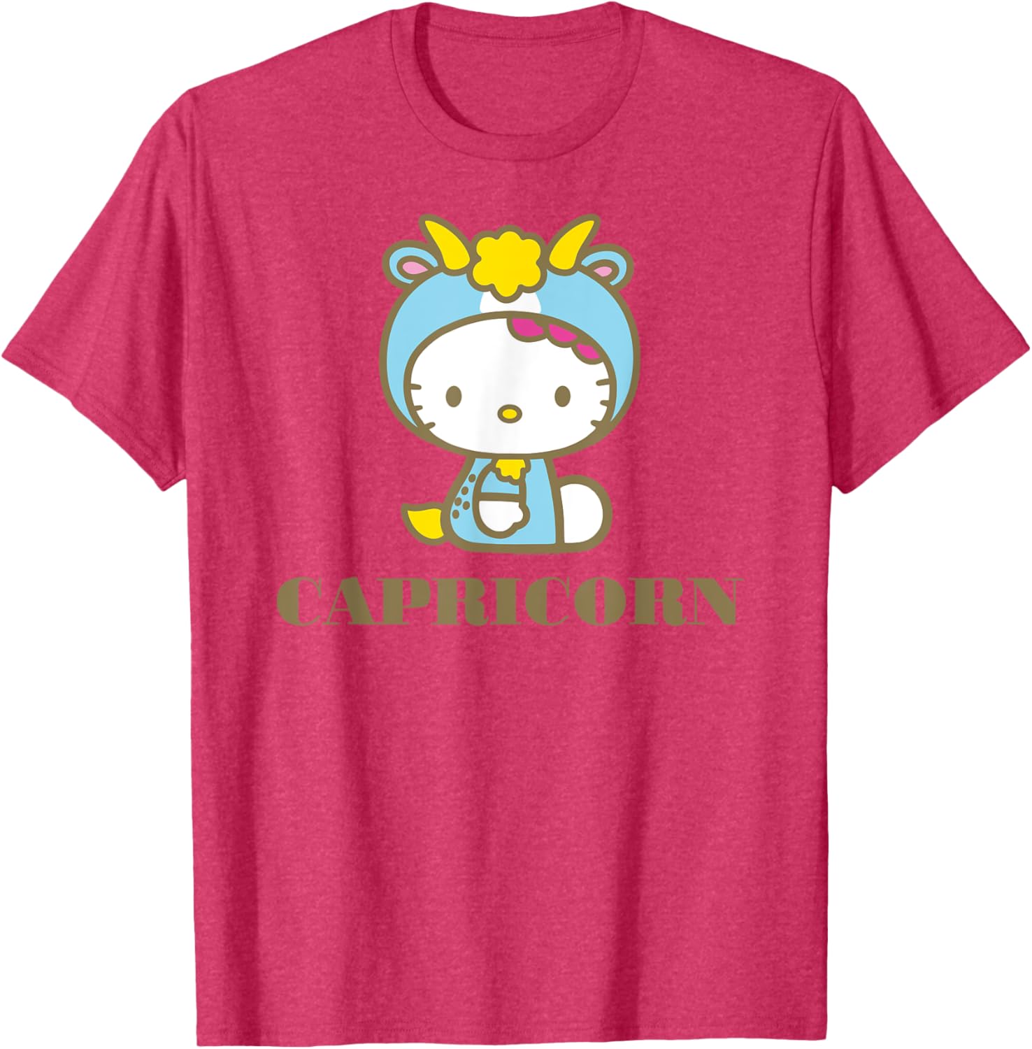 Hello Kitty Capricorn T-Shirt Cute Zodiac Sign Apparel for Fans - 13