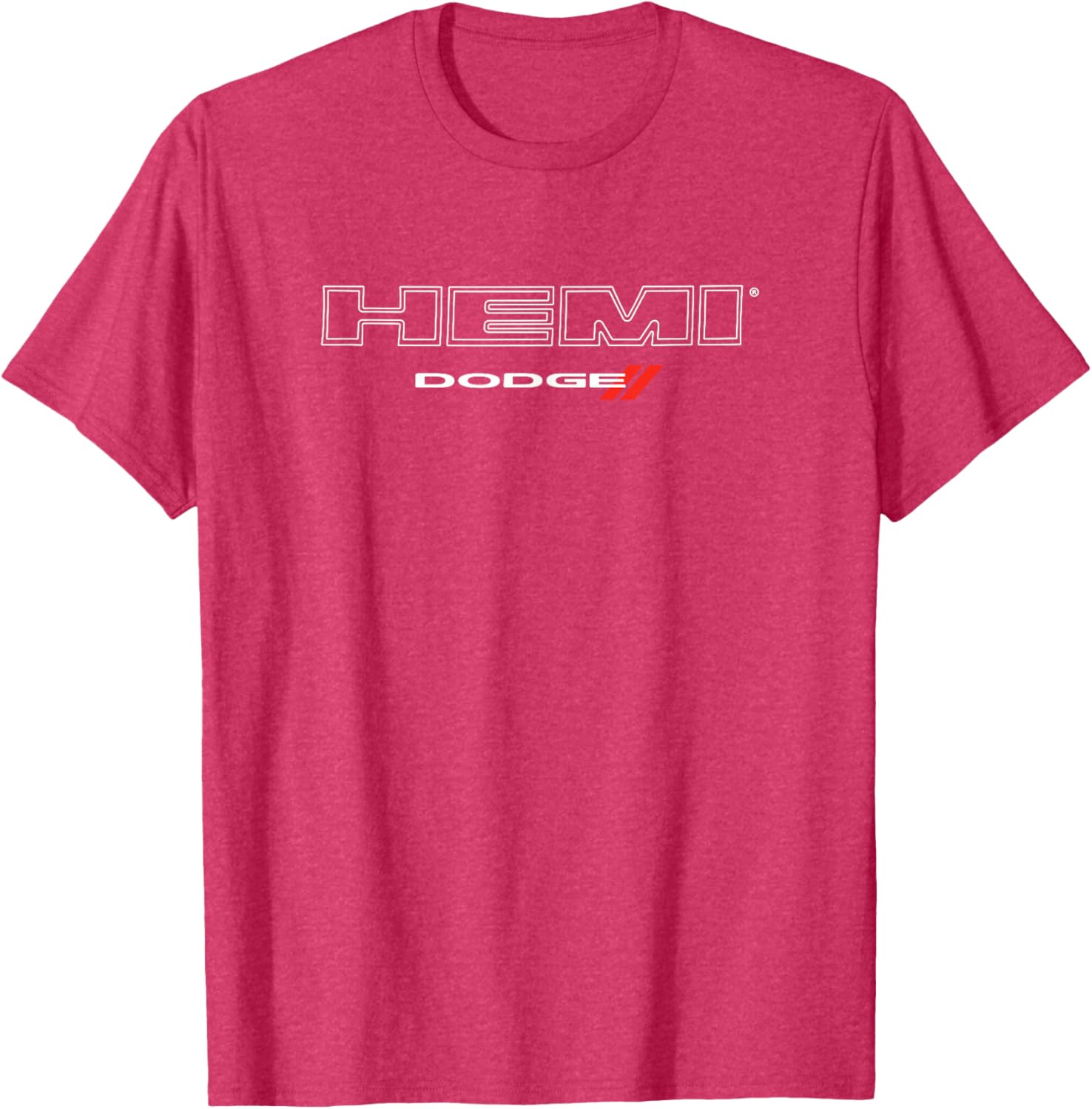 Dodge HEMI Light Wordmark T-Shirt - Black Unisex Cotton Blend, Small - 3