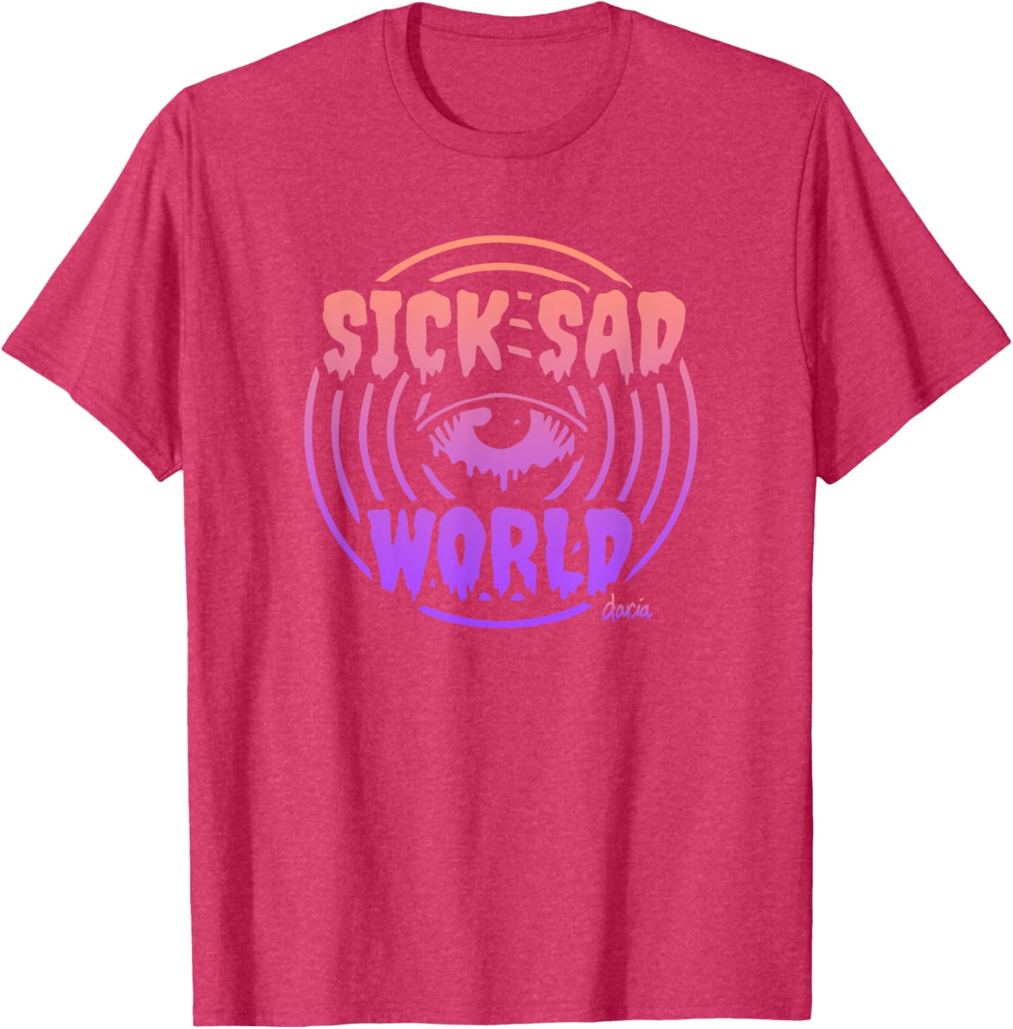 Mademark x Daria Sick Sad World Gradient T-Shirt for Trendy Fashion Lovers - 3