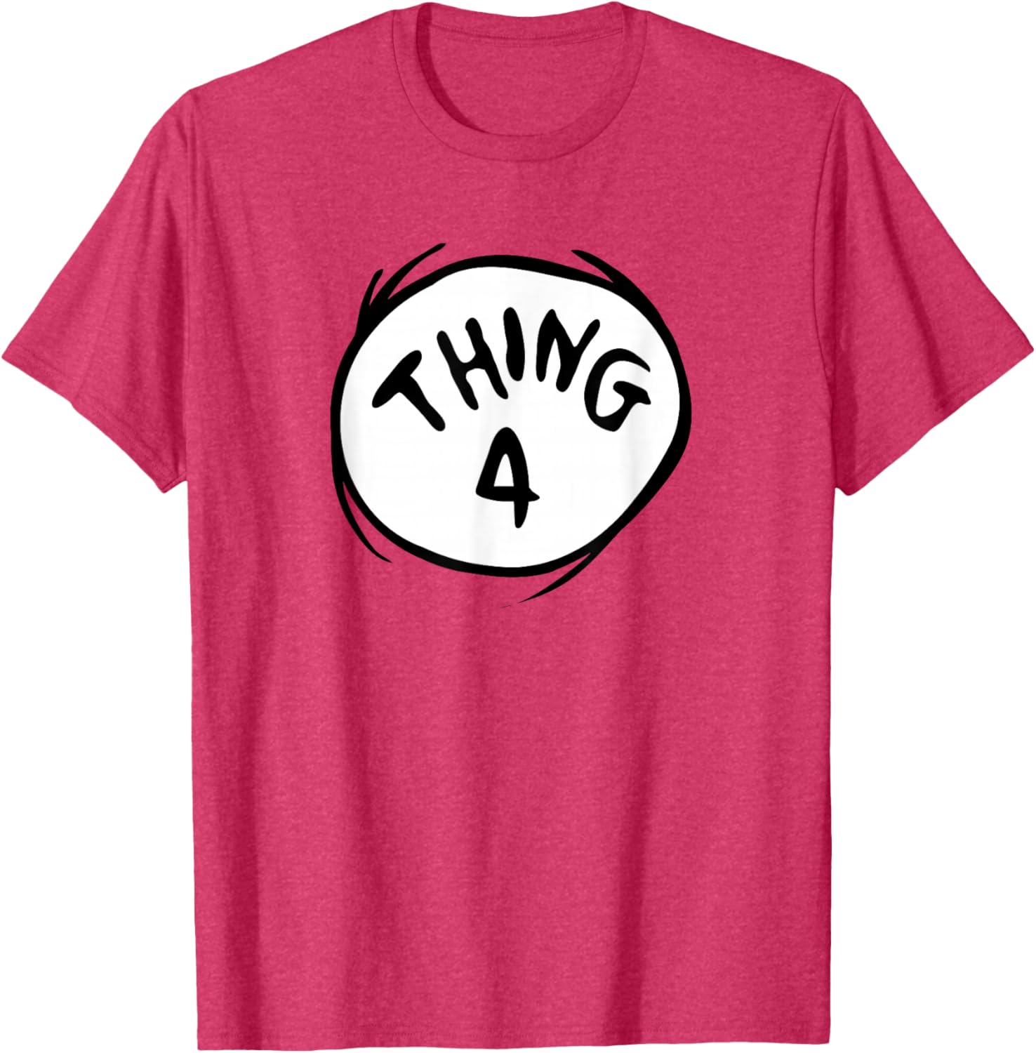 Dr. Seuss Thing 4 Emblem T-Shirt Fun and Colorful Kids Apparel - 3