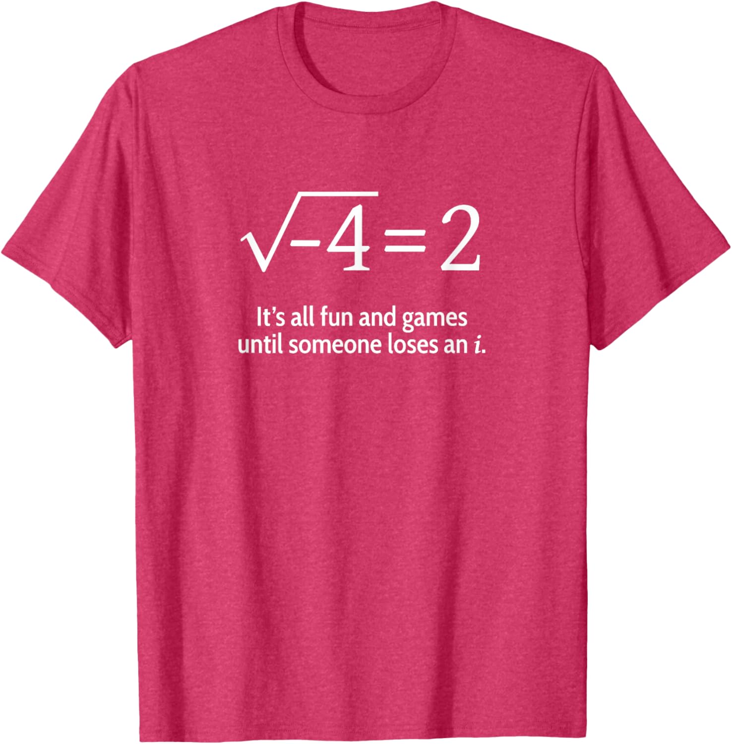 Funny Math T-Shirt Someone Loses An i Short Sleeve for Math Lovers - 20