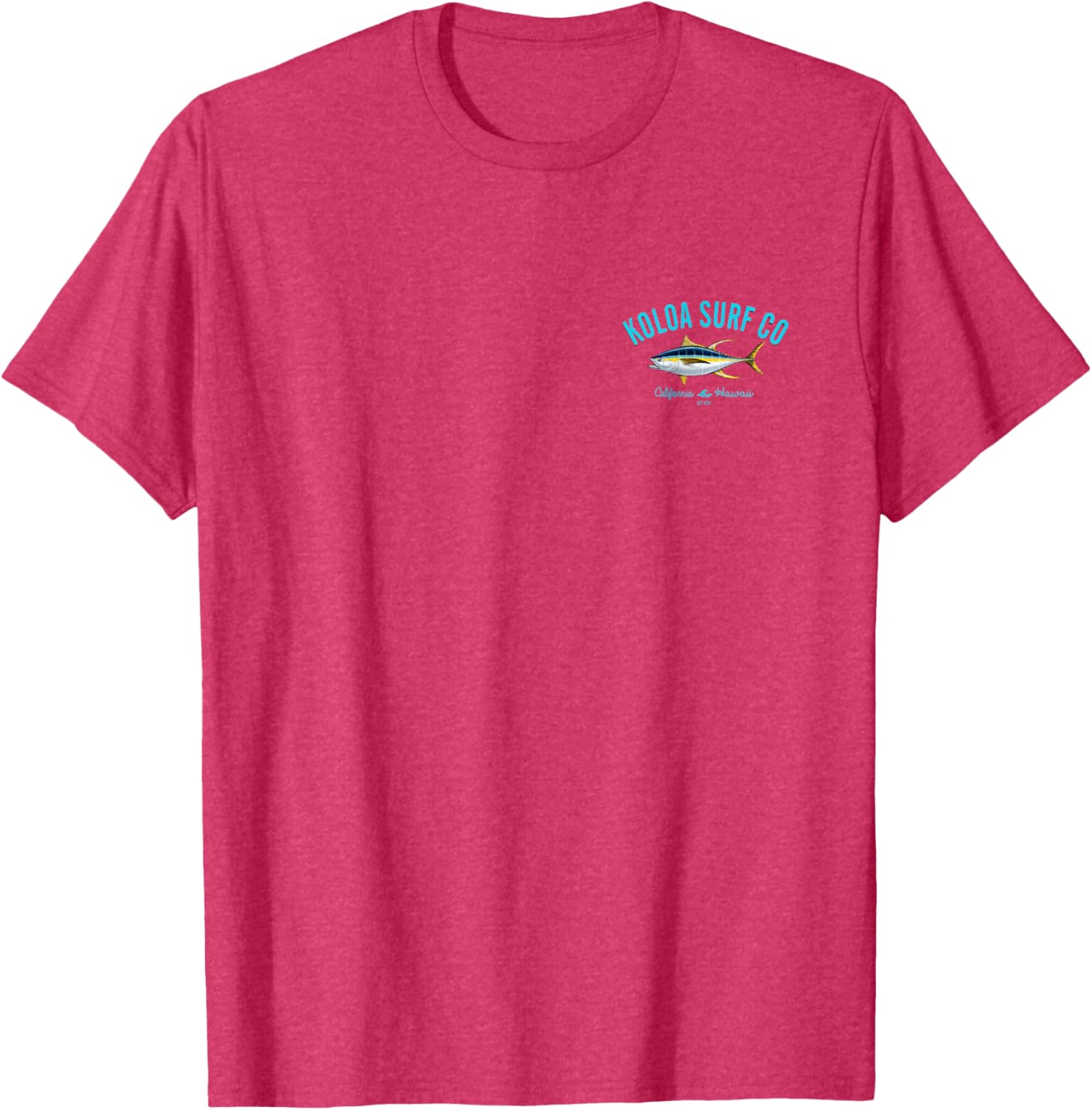 Koloa Surf Yellow Fin Tuna Graphic T-Shirt for Beach Lovers - 6