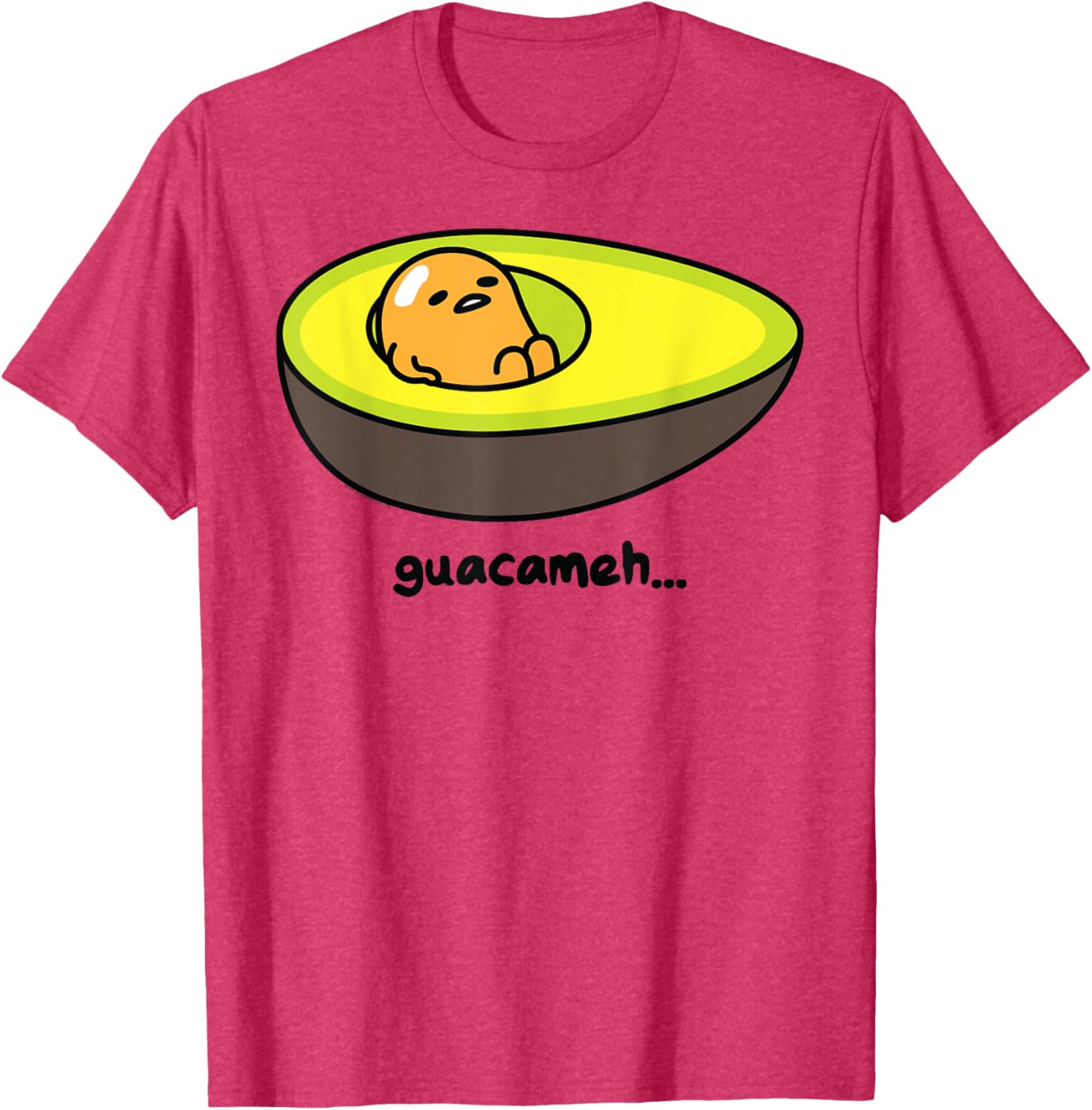 Gudetama Guacamole T-Shirt Cute Avocado Graphic Tee for Food Lovers - 10