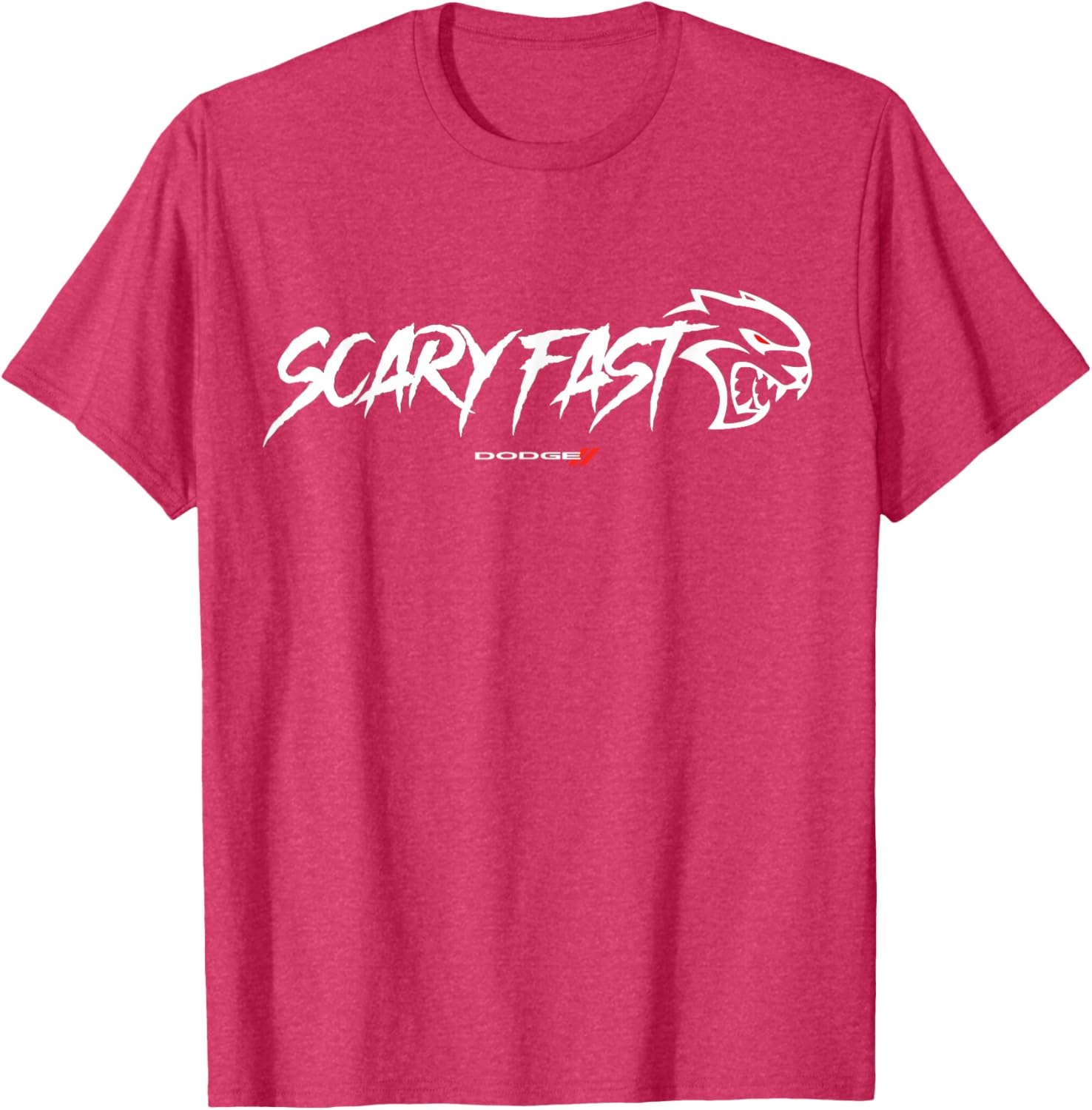 Dodge Hellcat Scary Fast T-Shirt for Car Lovers and Enthusiasts - 1