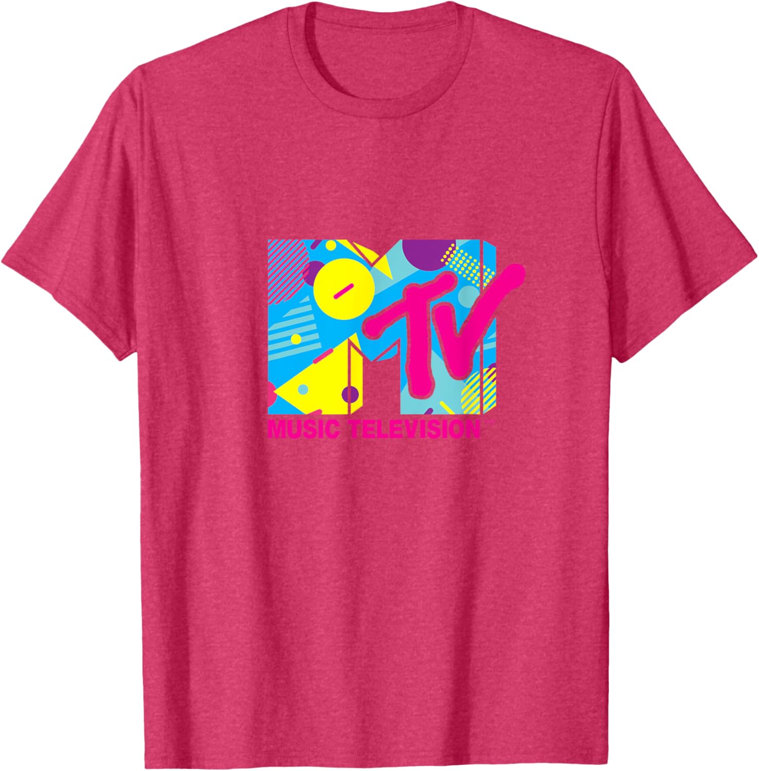 Mademark x MTV 1980s Spring Break Retro Logo T-Shirt Casual Wear - 8