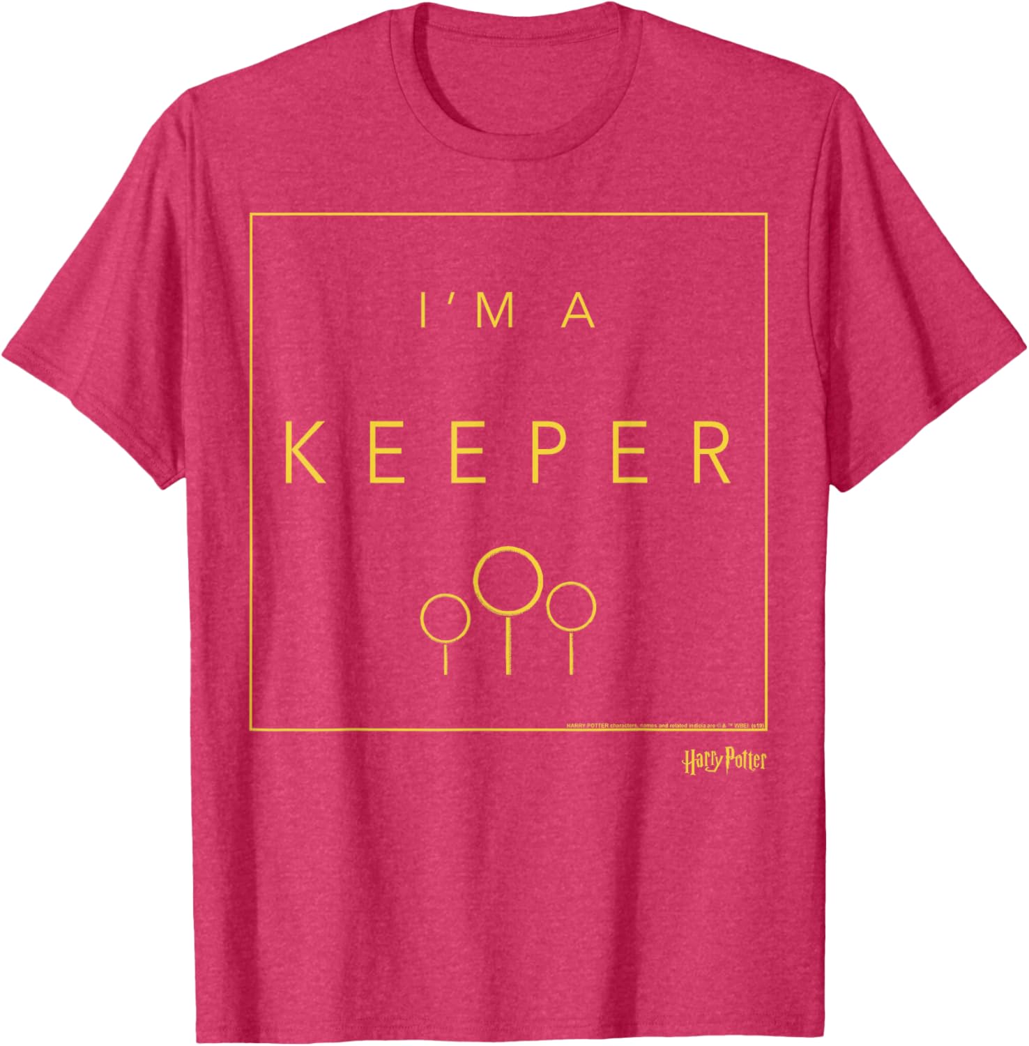 Harry Potter Quidditch I'm A Keeper T-Shirt for Fans and Players - 11