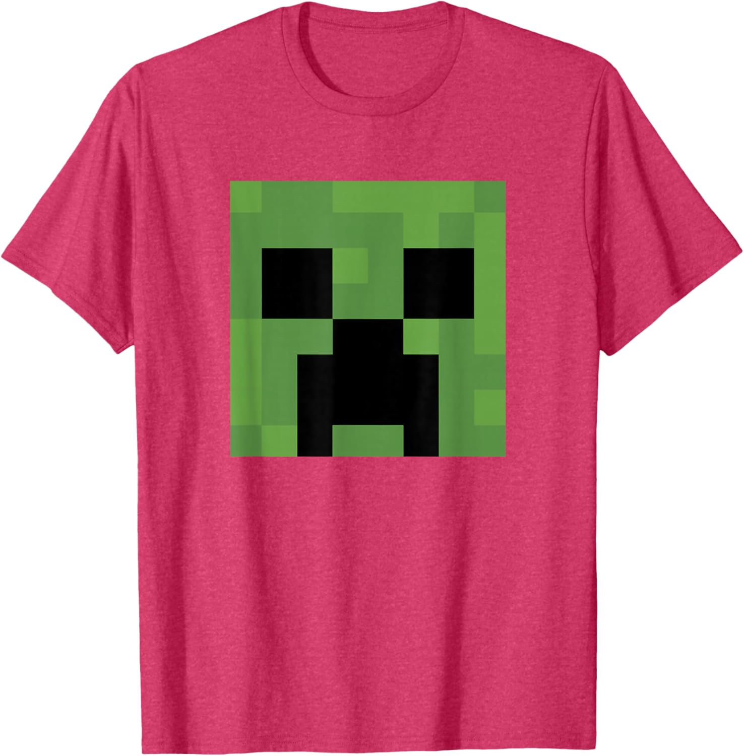 Minecraft Creeper Big Face T-Shirt for Gamers and Fans of All Ages - 4