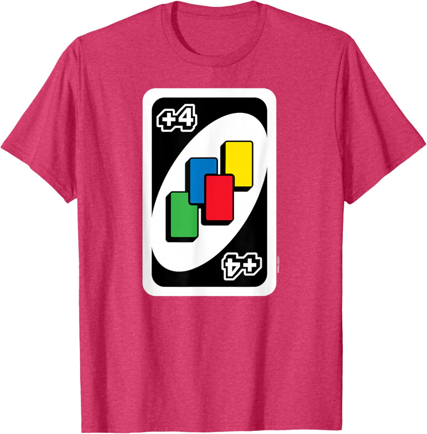 UNO Draw Four Card T-Shirt Fun Casual Wear for Game Lovers - 3