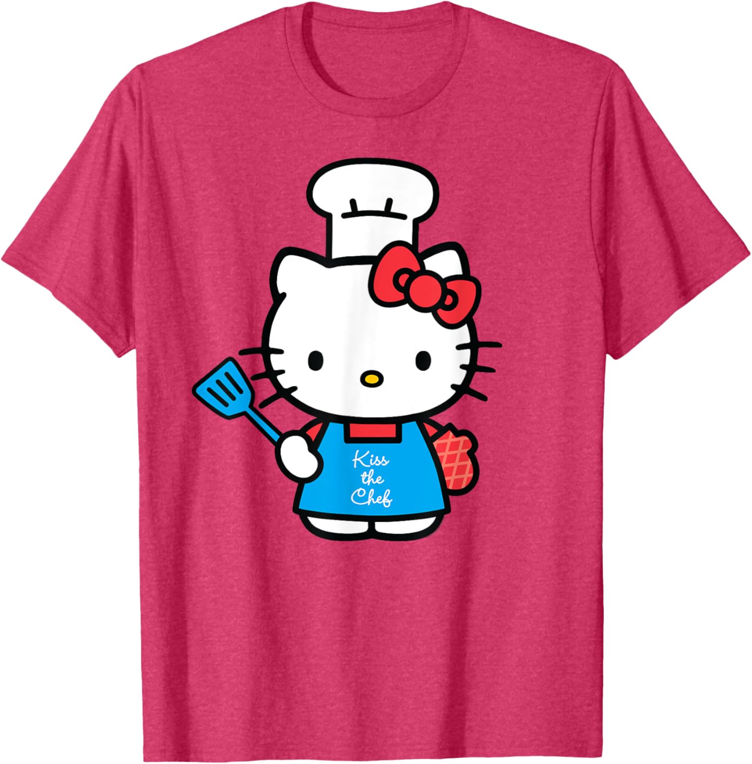 Hello Kitty Kiss the Chef T-Shirt Cute and Fun Cooking Apparel - 5